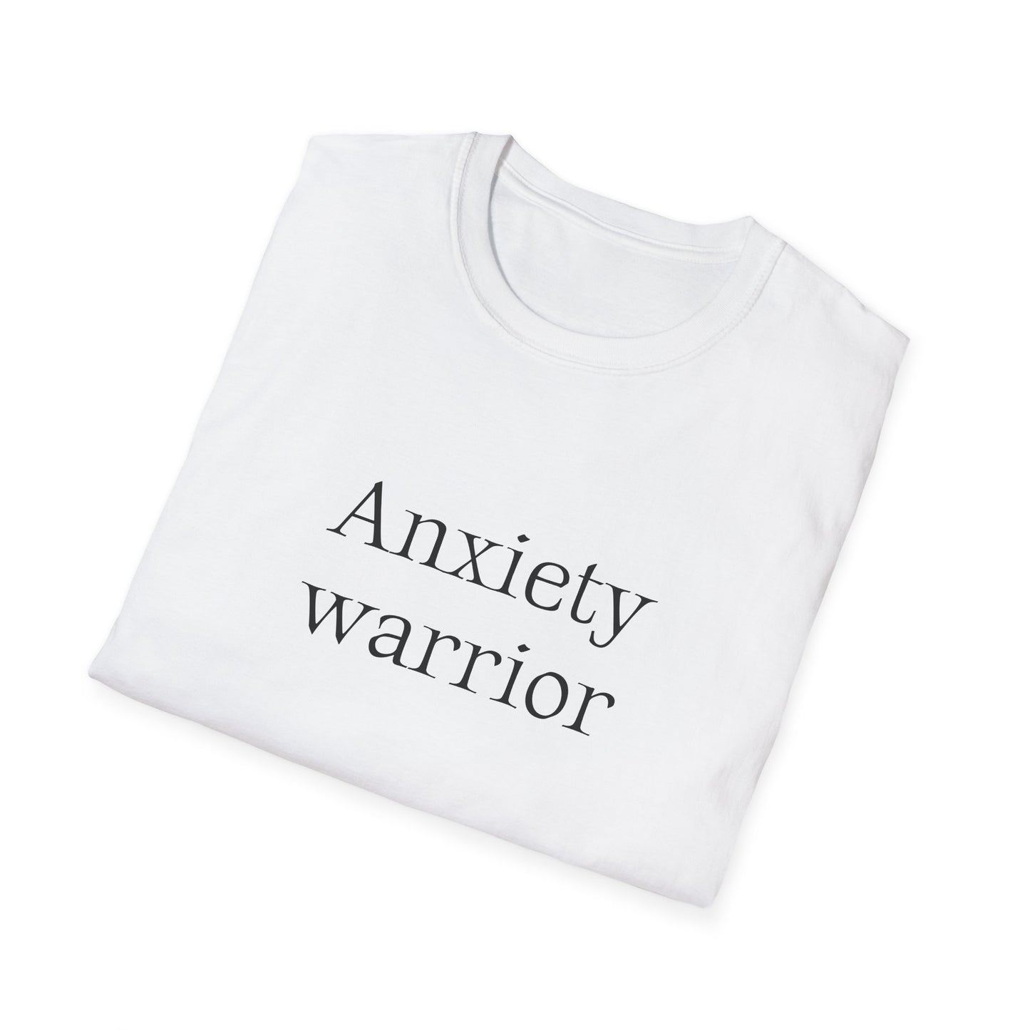 Anxiety Warrior Unisex Softstyle T-Shirt - Empower Your Battle