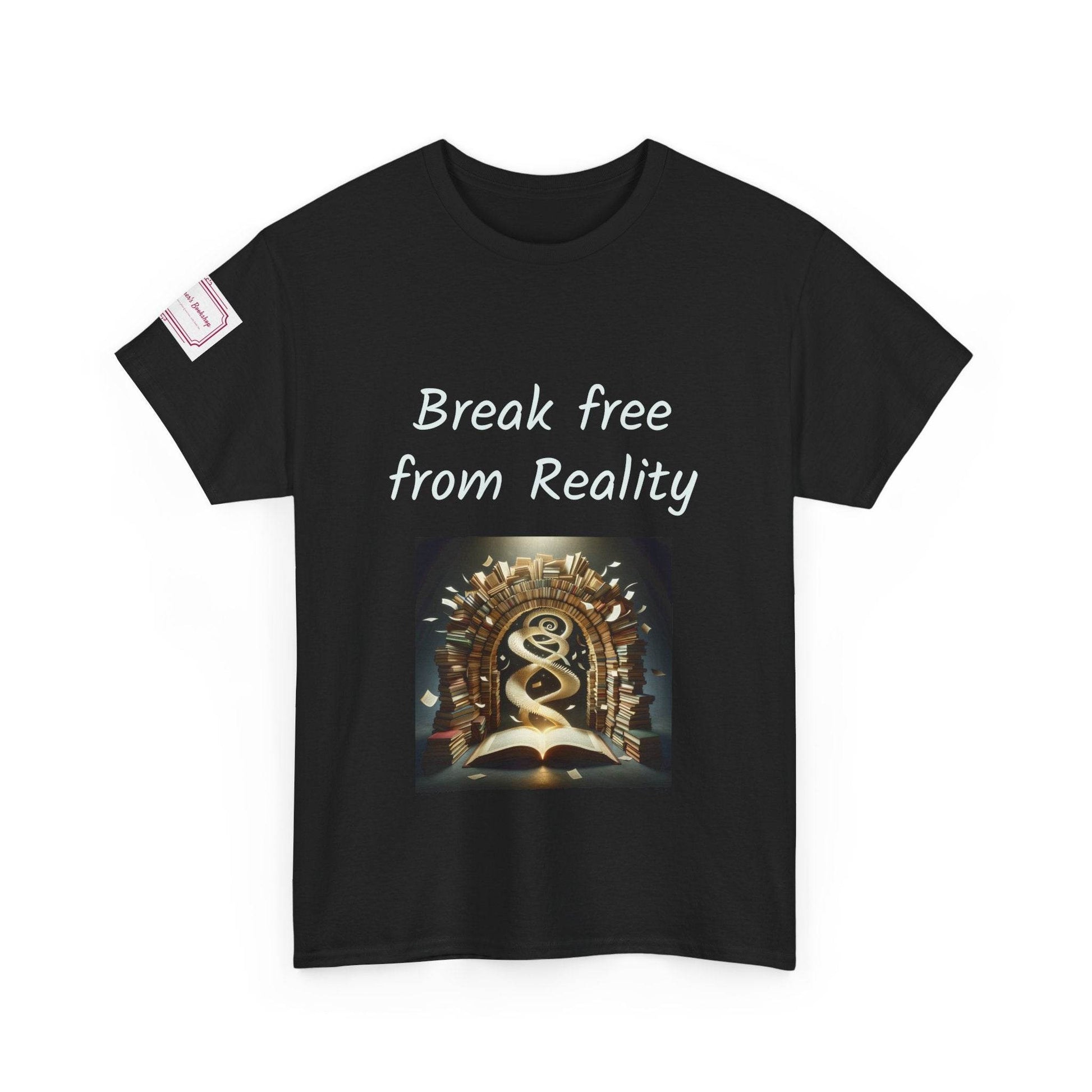 Break Free - Graphic Unisex Heavy Cotton Tee - Book Lovers - The Dreamer's Bookshop.