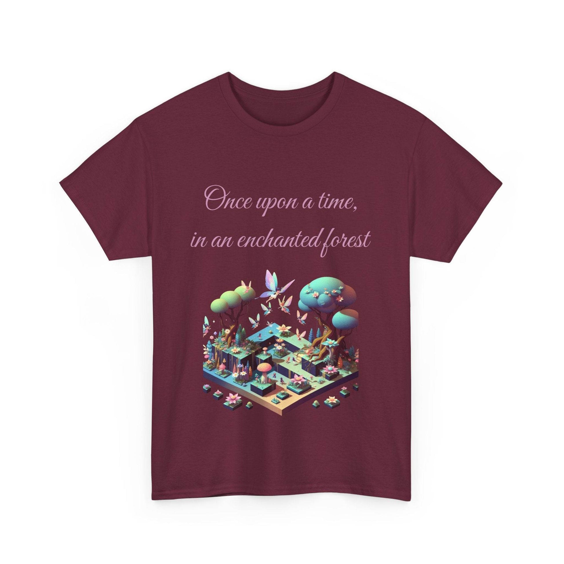 Enchanted Forest - A Unisex Heavy Cotton Tee - Perfect for Book Lovers - The Dreamer's Bookshop.