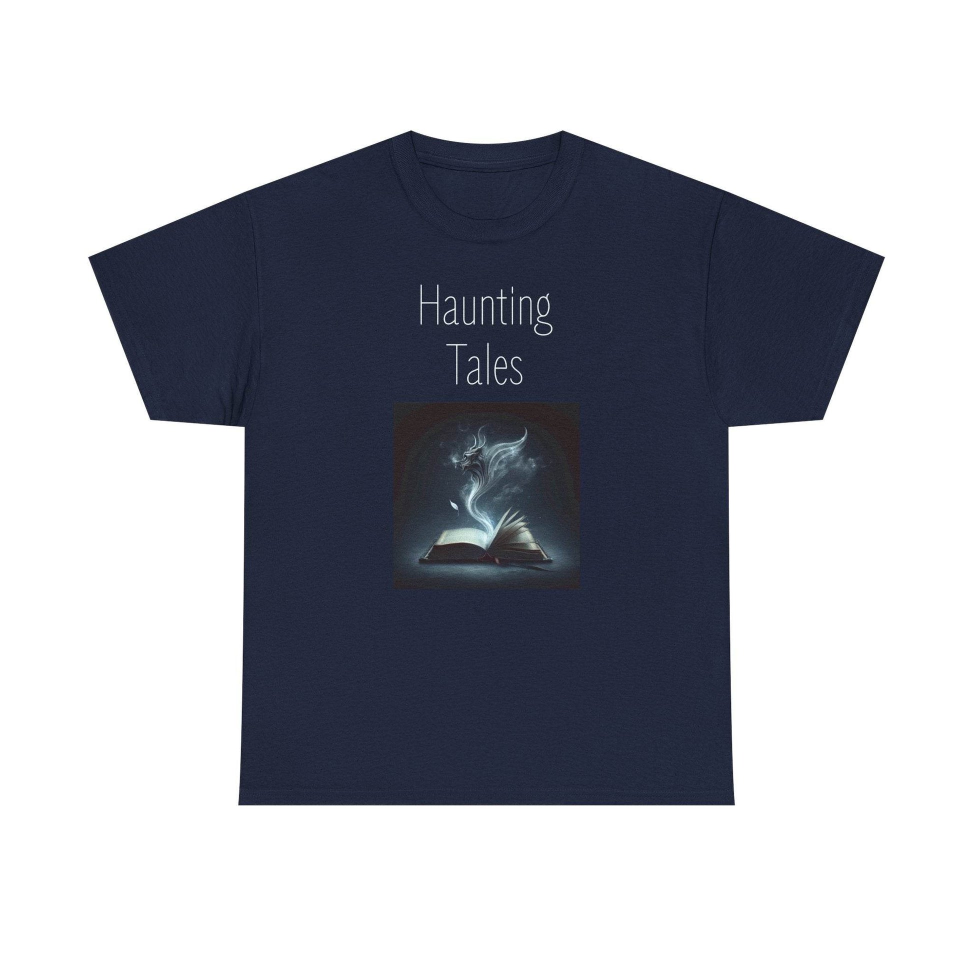 Haunting Tales - A Unisex Heavy Cotton Tee - Perfect Gift for Book Lovers - The Dreamer's Bookshop.