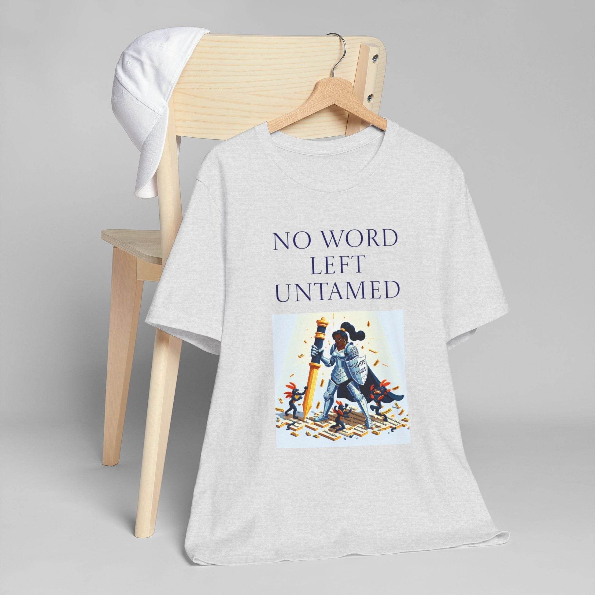 Unisex Jersey T-Shirt - No Word - The Dreamer's Bookshop.