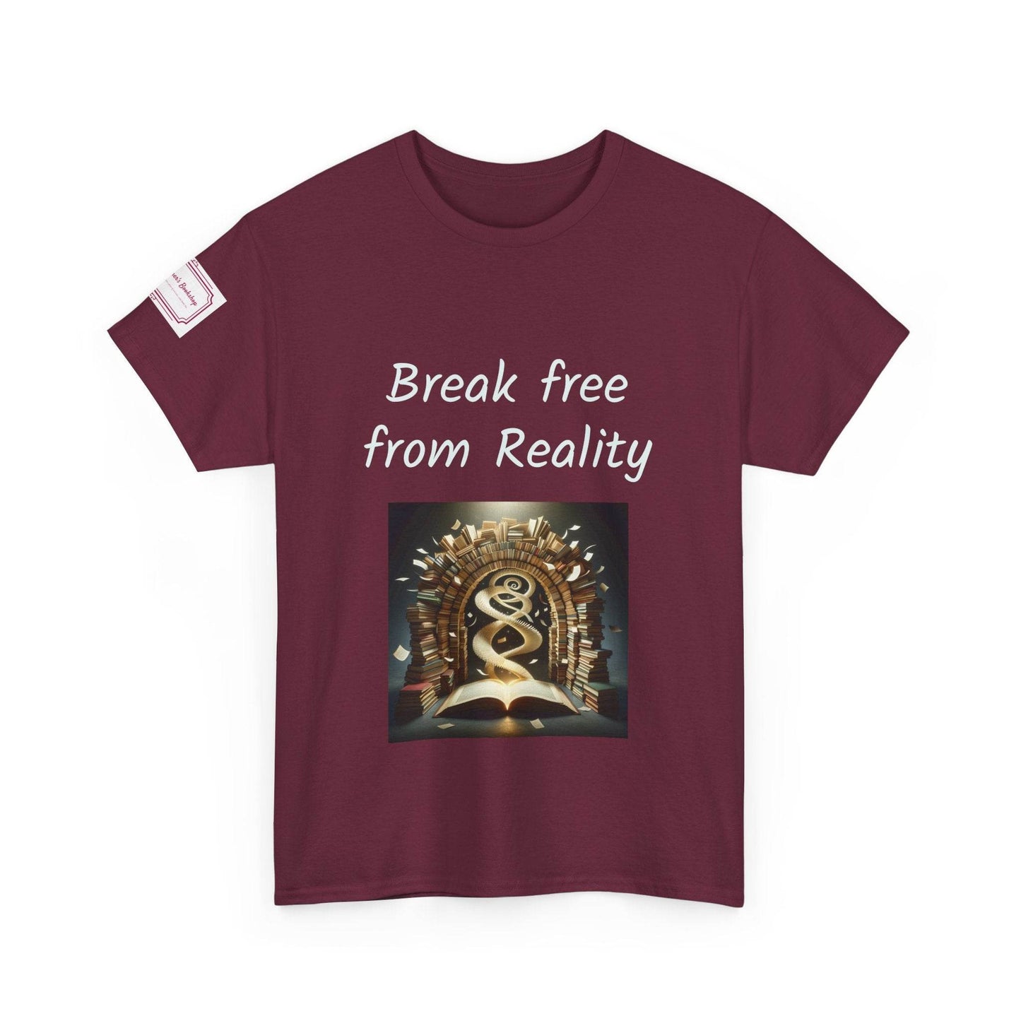 Break Free - Graphic Unisex Heavy Cotton Tee - Book Lovers - The Dreamer's Bookshop.