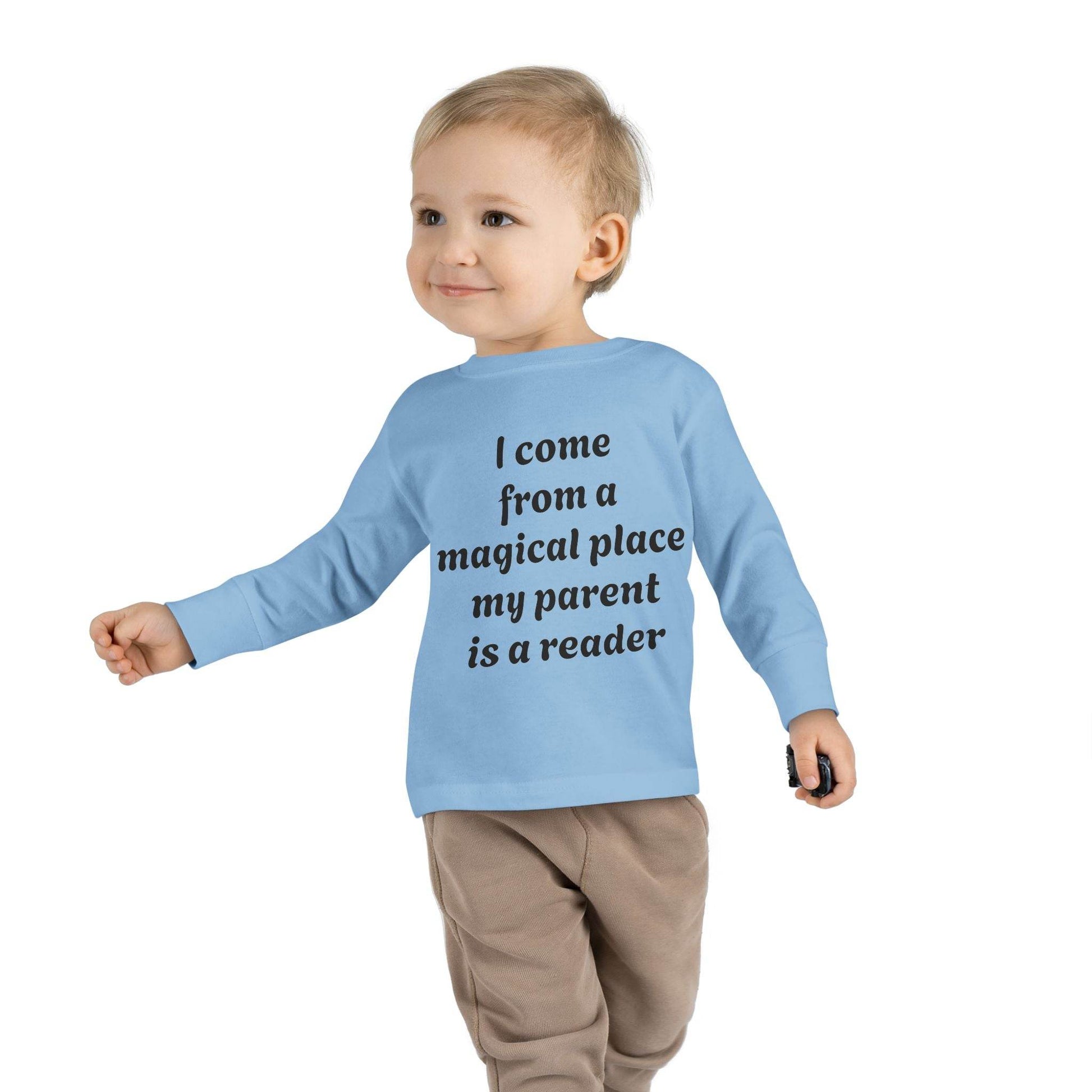 US (Ww) - Toddler Long Sleeve Tee - Magical Place Reader Quote - The Dreamer's Bookshop.