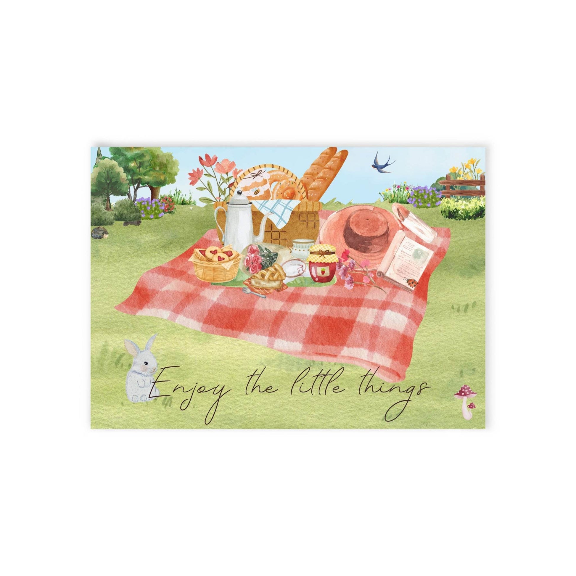 The Dreamer's Bookshop "Picknick" Enjoy the Little Things Card - The Dreamer's Bookshop.
