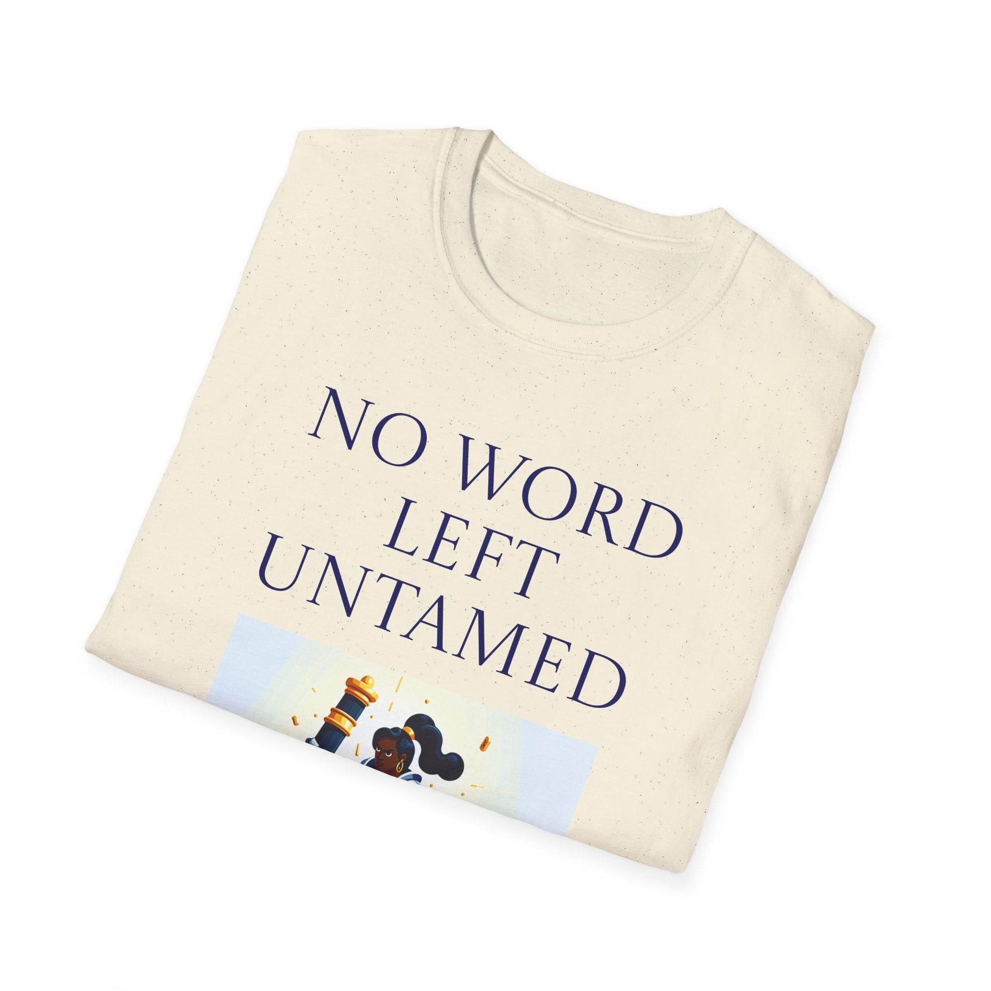 Unisex Softstyle T-Shirt - 'No Word' - The Dreamer's Bookshop.