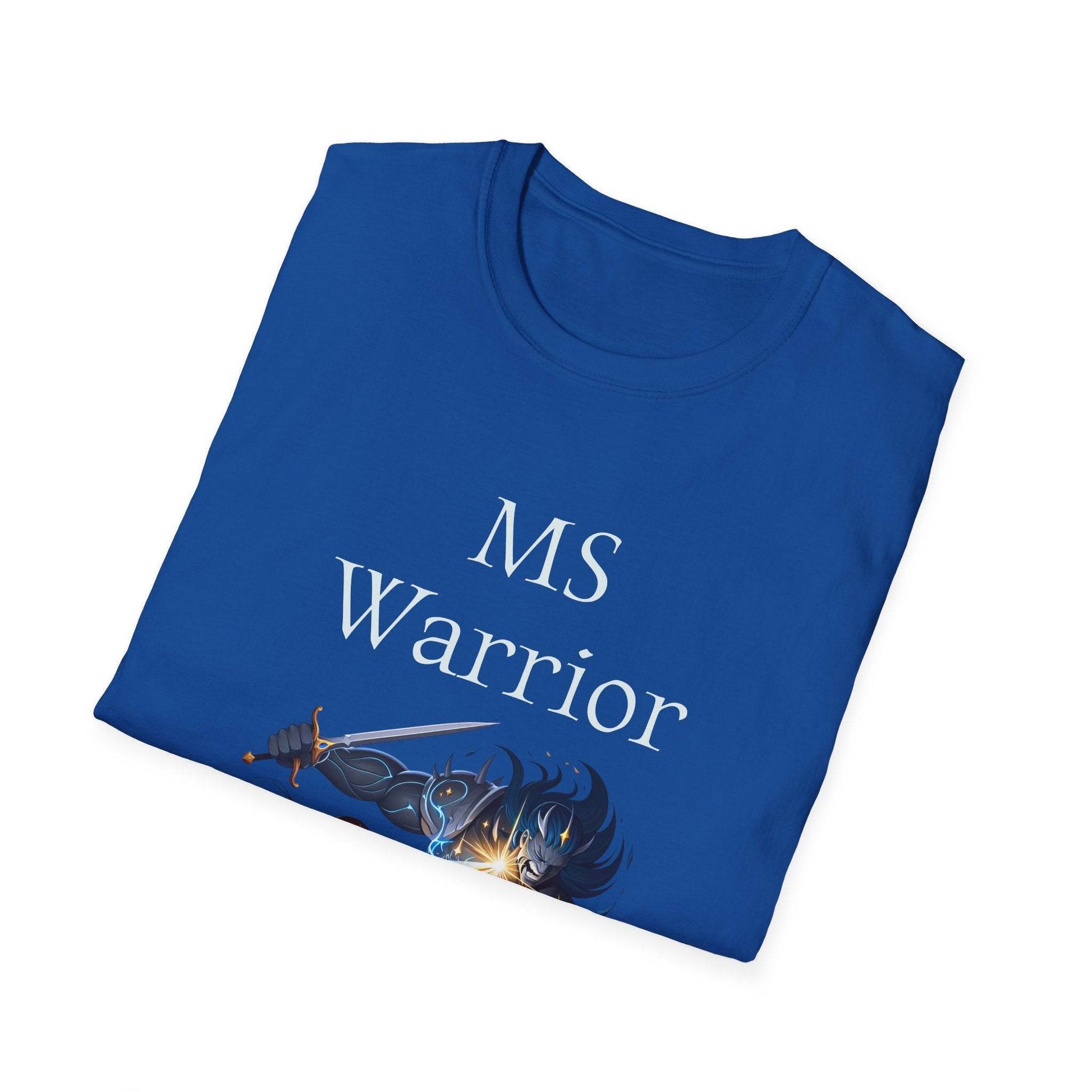 M.S. Warrior Unisex Softstyle T-Shirt - Empowering Battle for Women's Health - The Dreamer's Bookshop.