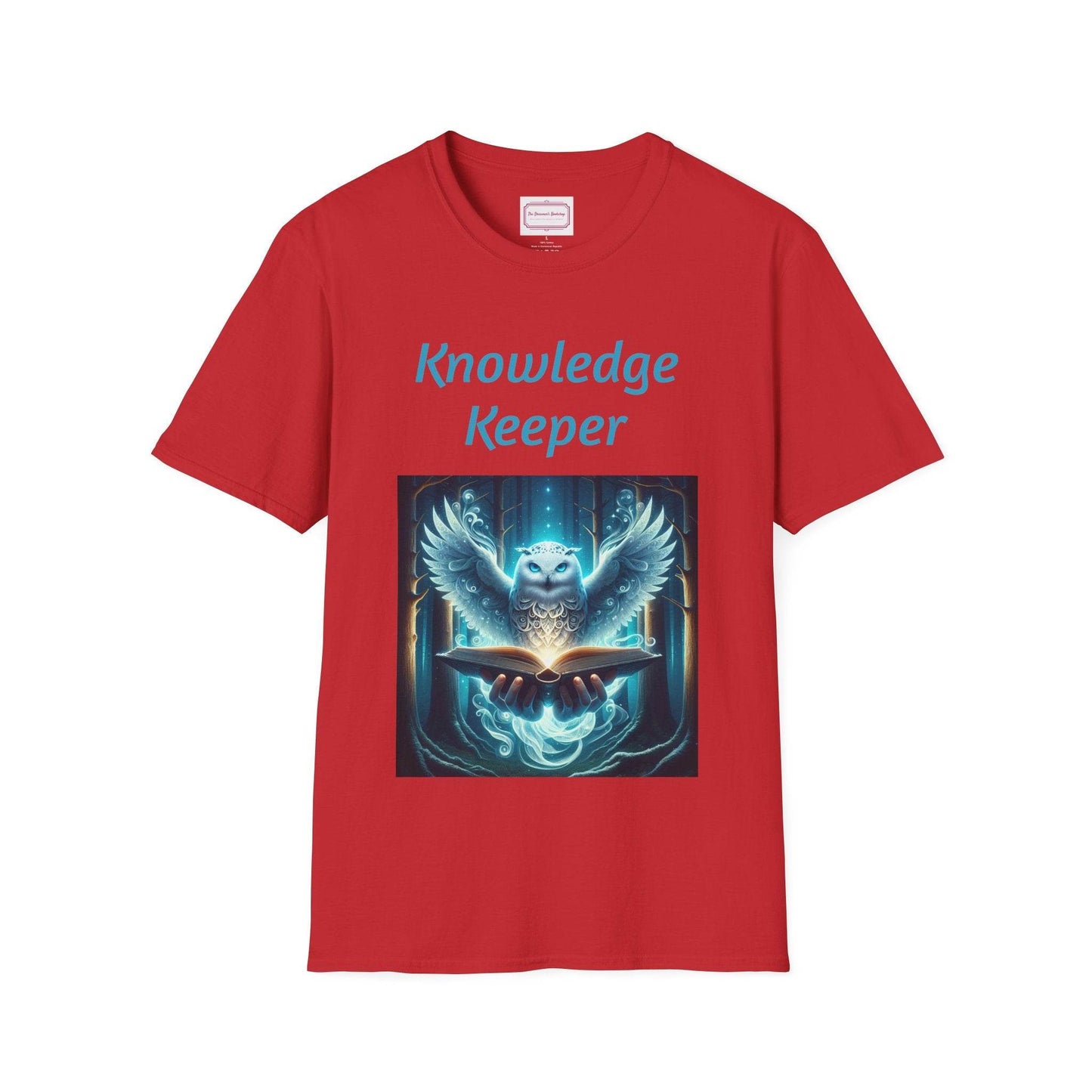 Knowledge Keeper Owl T-Shirt for Book Lovers - Proud Reader - The Dreamer's Bookshop.