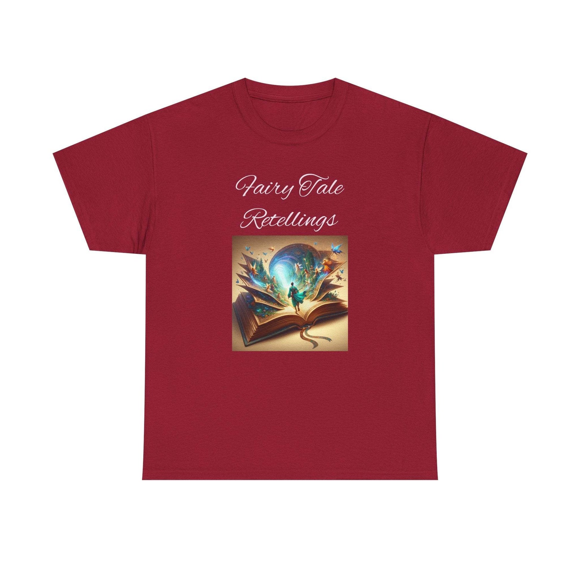 Fiction - Graphic Tee - Unisex Heavy Cotton T-Shirt - Fairy Tale Retellings - The Dreamer's Bookshop.