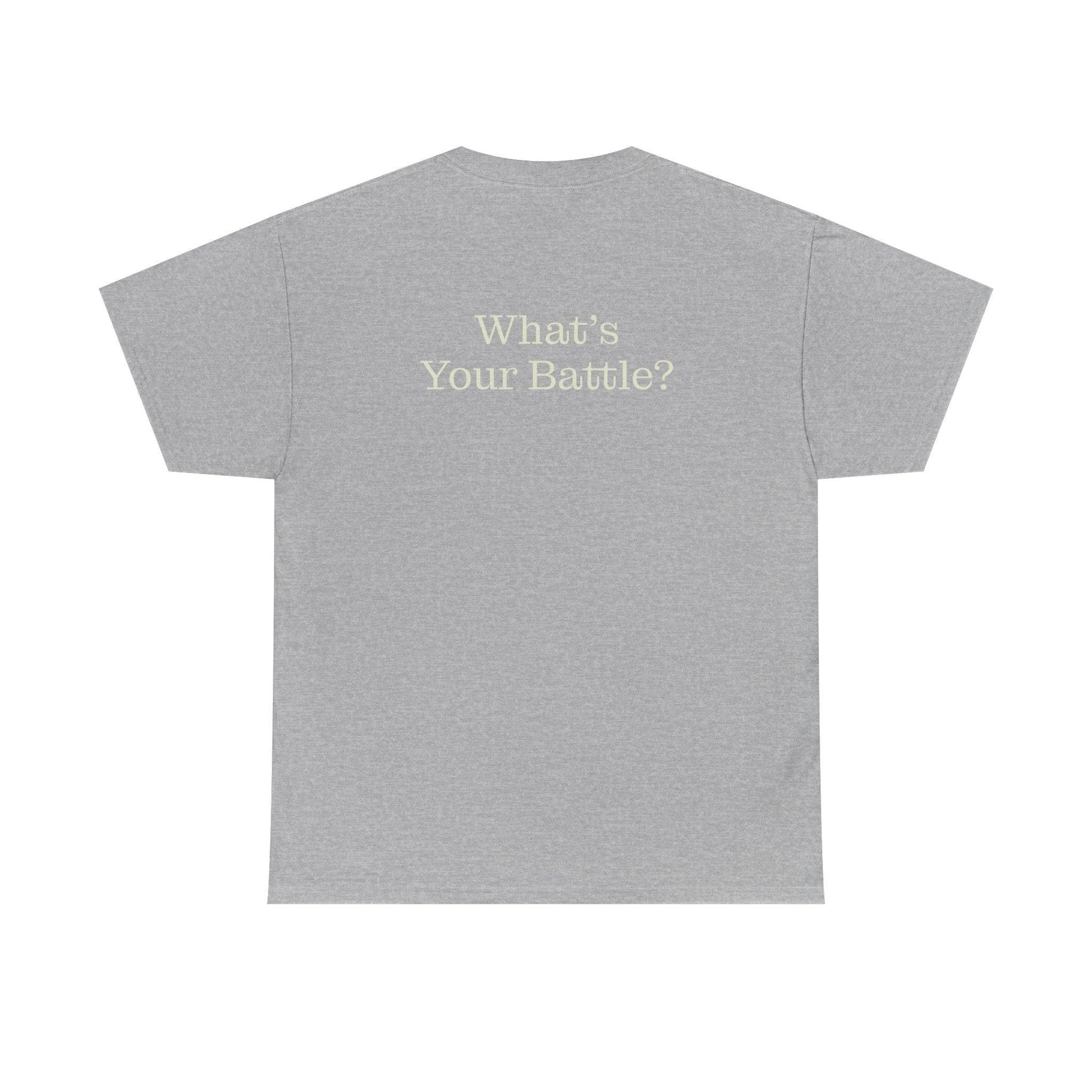 Chronic Pain Warrior Unisex Heavy Cotton Tee - Inspirational Battle T-Shirt - The Dreamer's Bookshop.