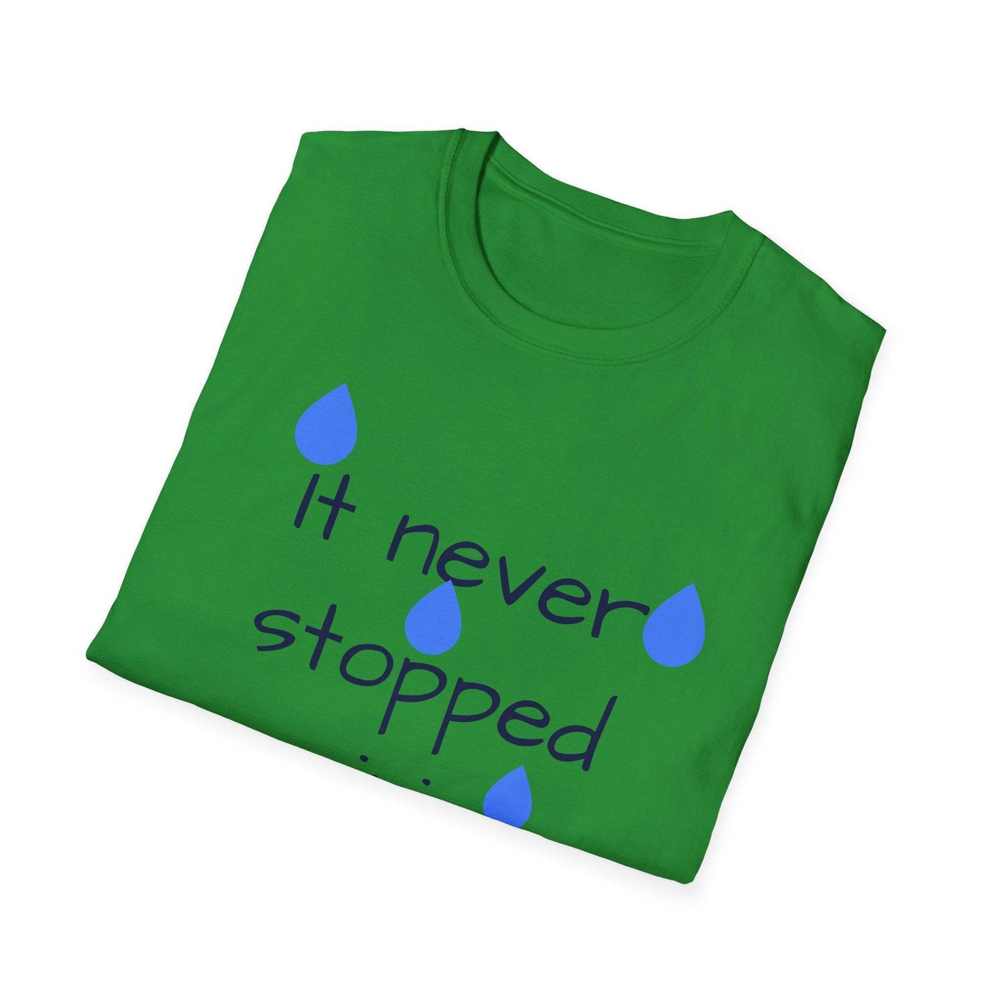 Inspirational Unisex Softstyle T-Shirt - 'Umbrella' Motivational Design - The Dreamer's Bookshop.