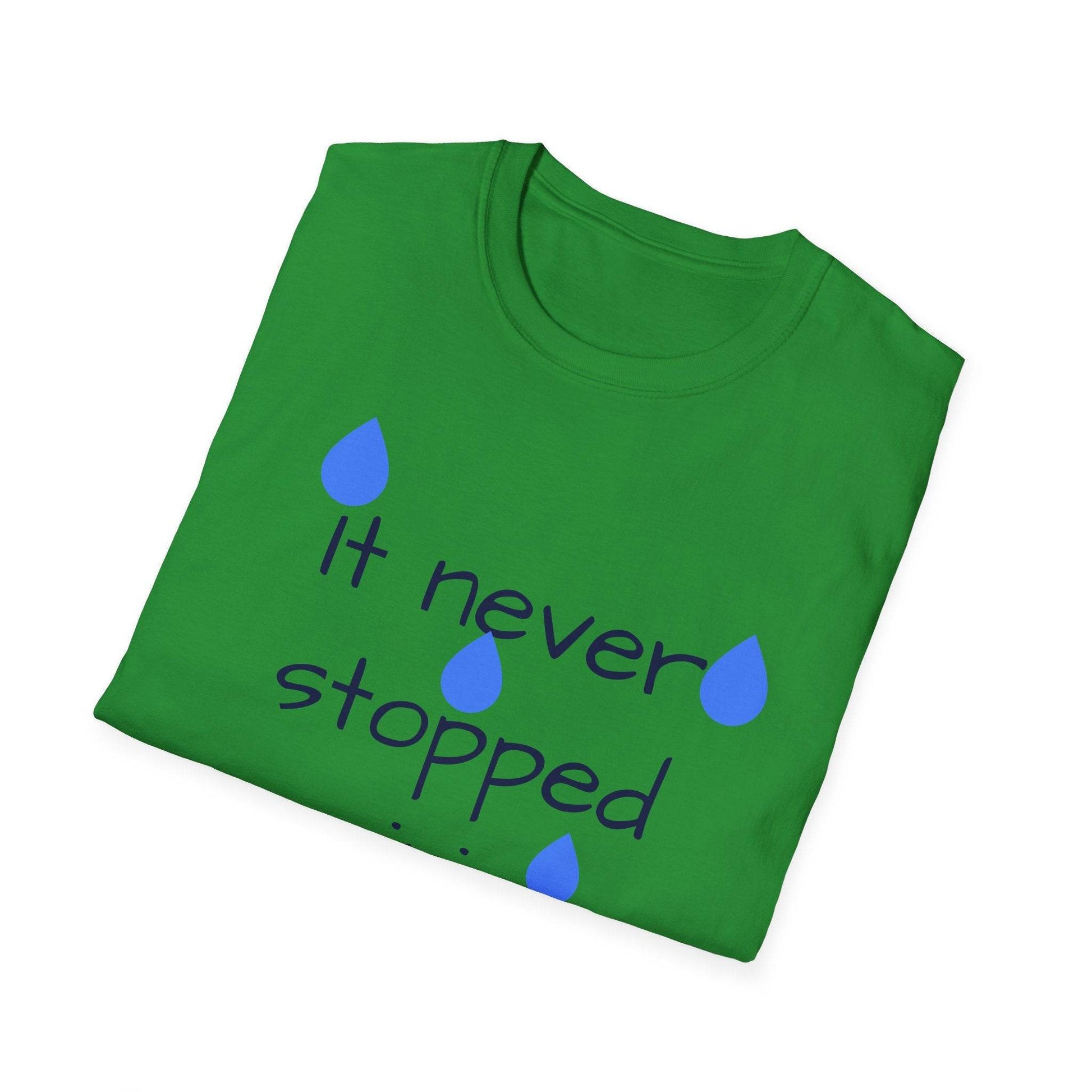 Inspirational Unisex Softstyle T-Shirt - 'Umbrella' Motivational Design - The Dreamer's Bookshop.