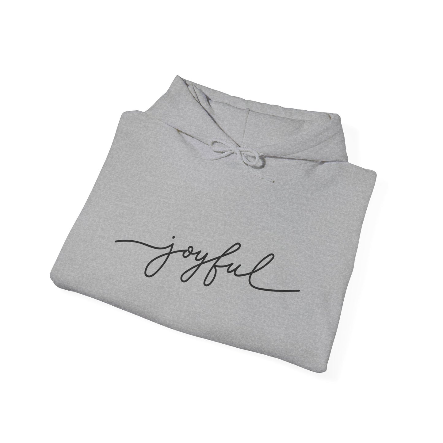 Christmas Joyful Unisex Hooded Sweatshirt - Cozy Literary Apparel