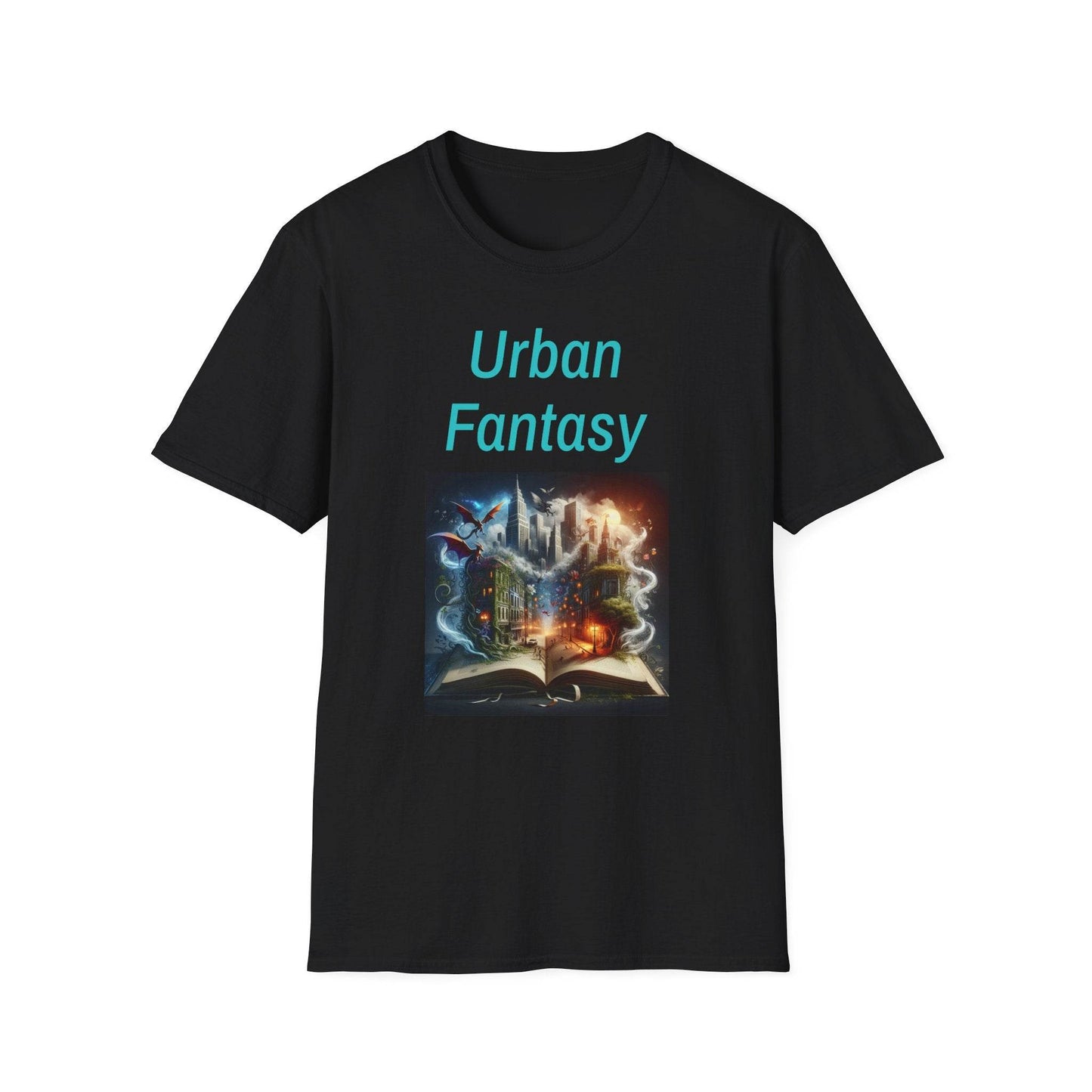 Urban Fantasy Unisex Softstyle T-Shirt - Dreamy Graphic Tee for Book Lovers - The Dreamer's Bookshop.