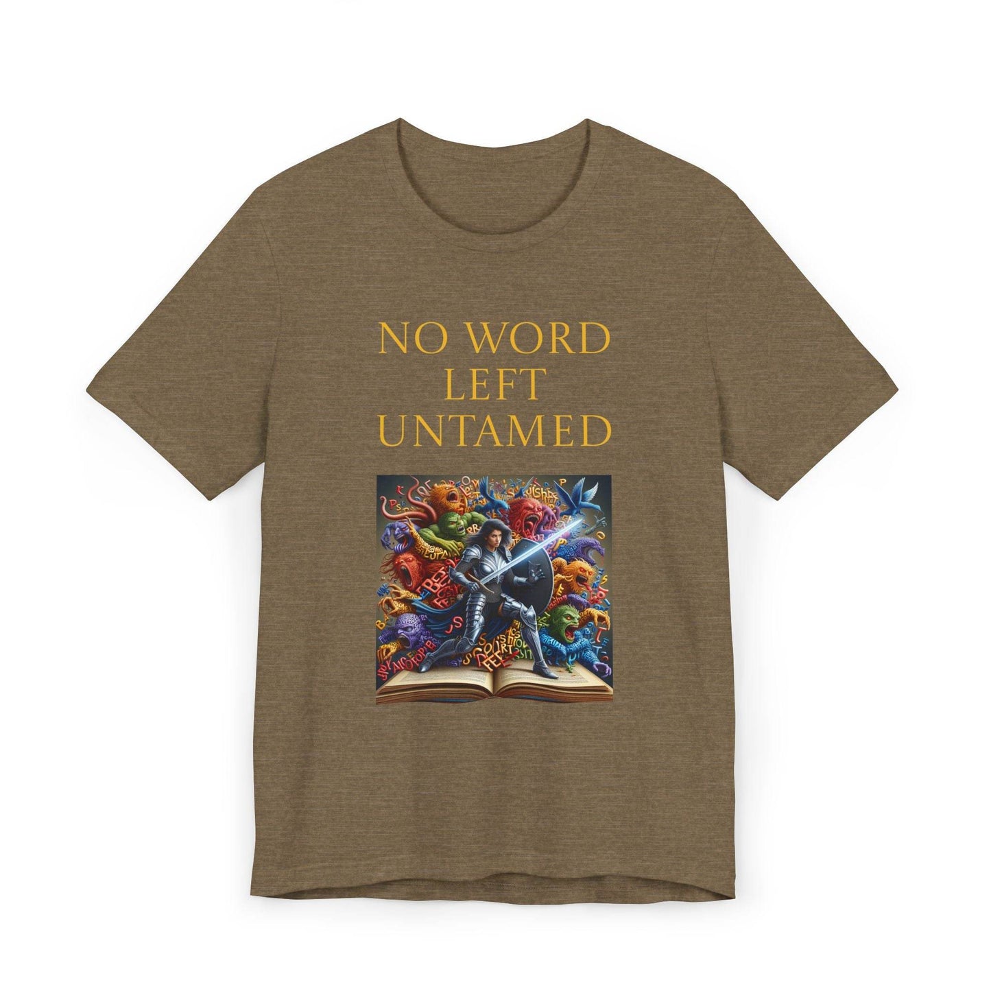 Unisex Jersey T-Shirt - No Word - The Dreamer's Bookshop.