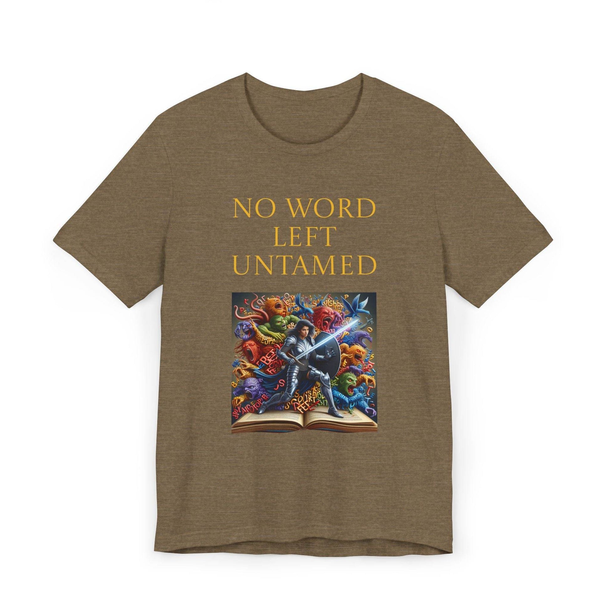 Unisex Jersey T-Shirt - No Word - The Dreamer's Bookshop.