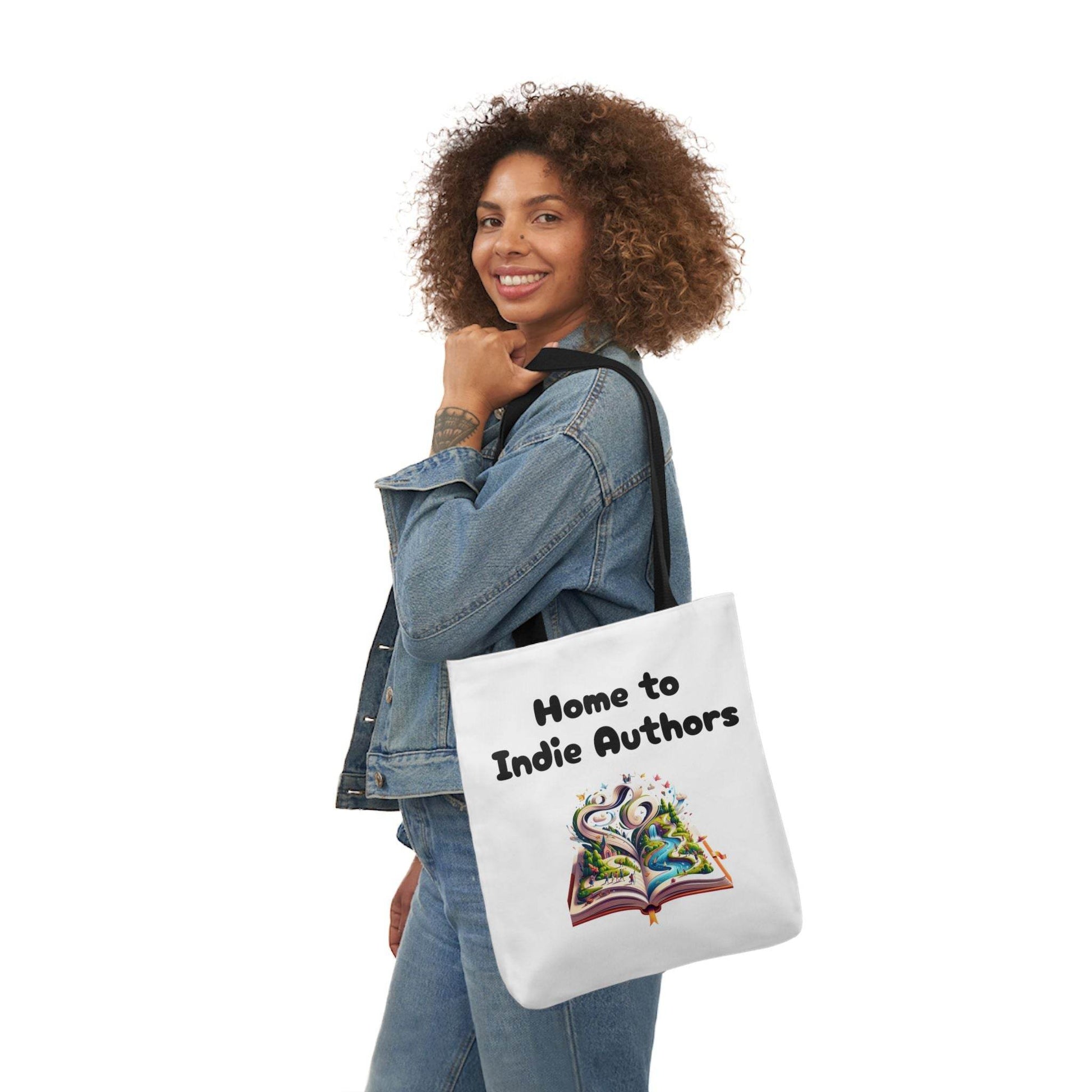 Home to Indie Authors Tote Bag - Perfect Gift for Book Lovers - The Dreamer's Bookshop.