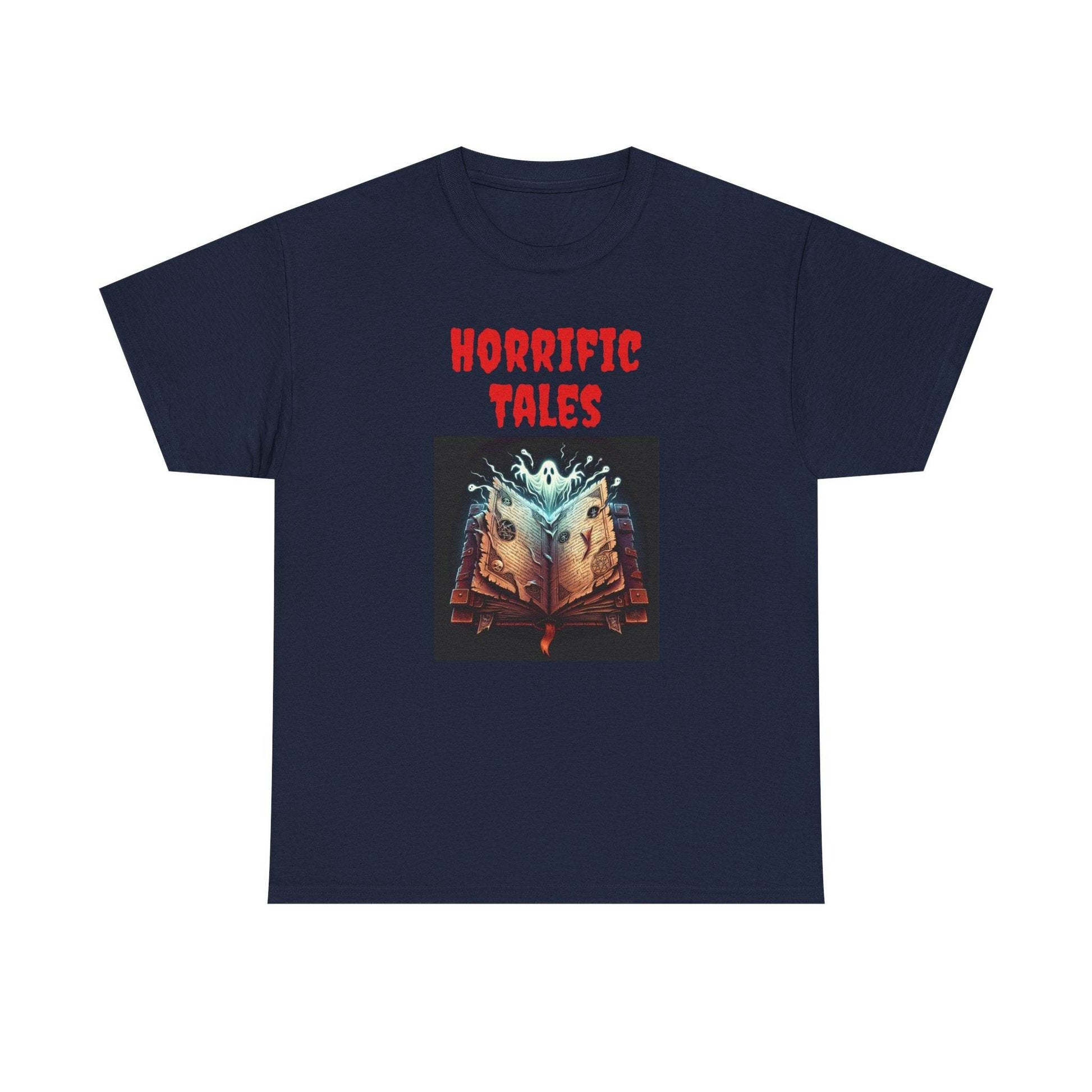 Horrific Tales - A Unisex Heavy Cotton Tee - Perfect Gift for Book Lovers - The Dreamer's Bookshop.