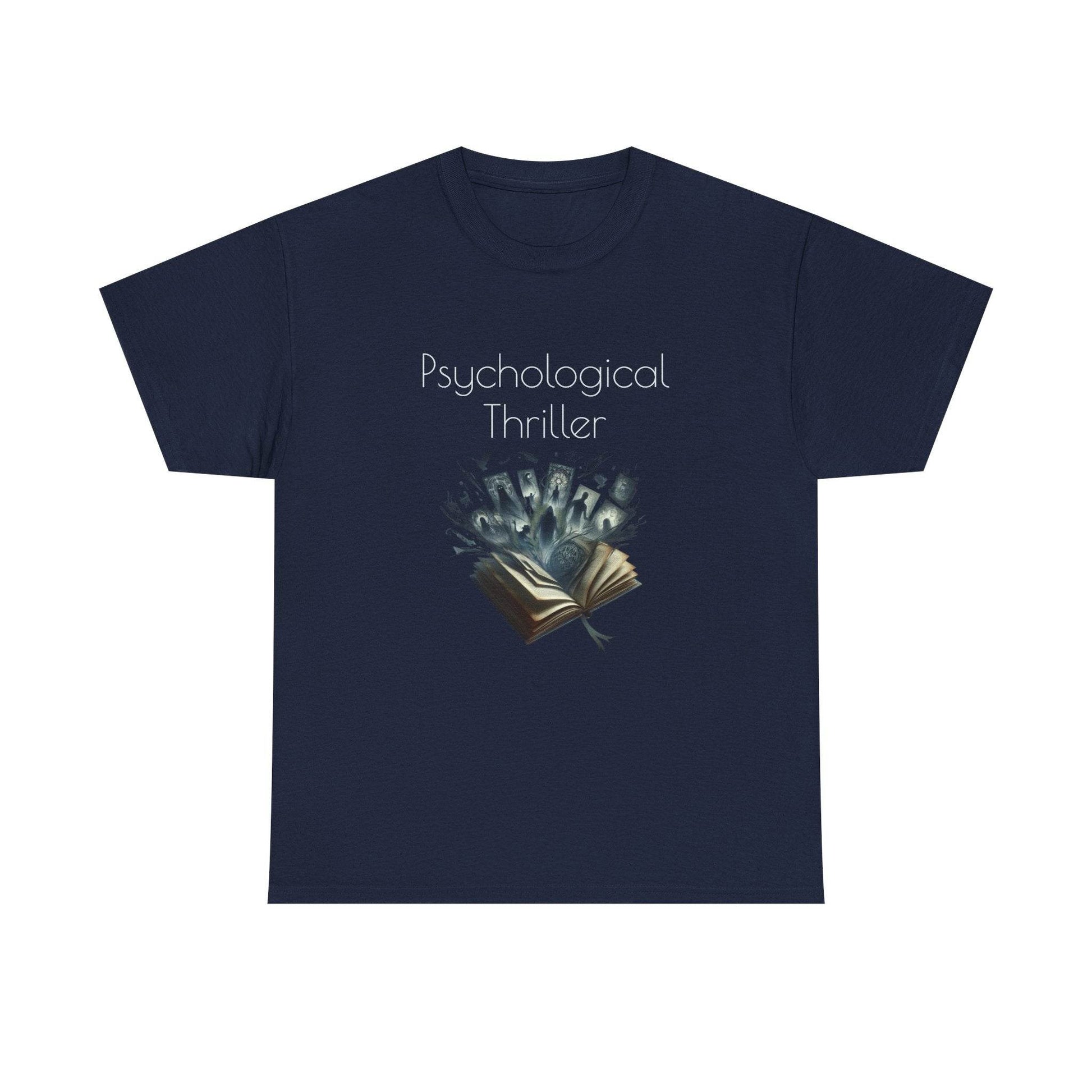 Fiction - Graphic Tee - Unisex Heavy Cotton T-Shirt Psychological Thriller - The Dreamer's Bookshop.