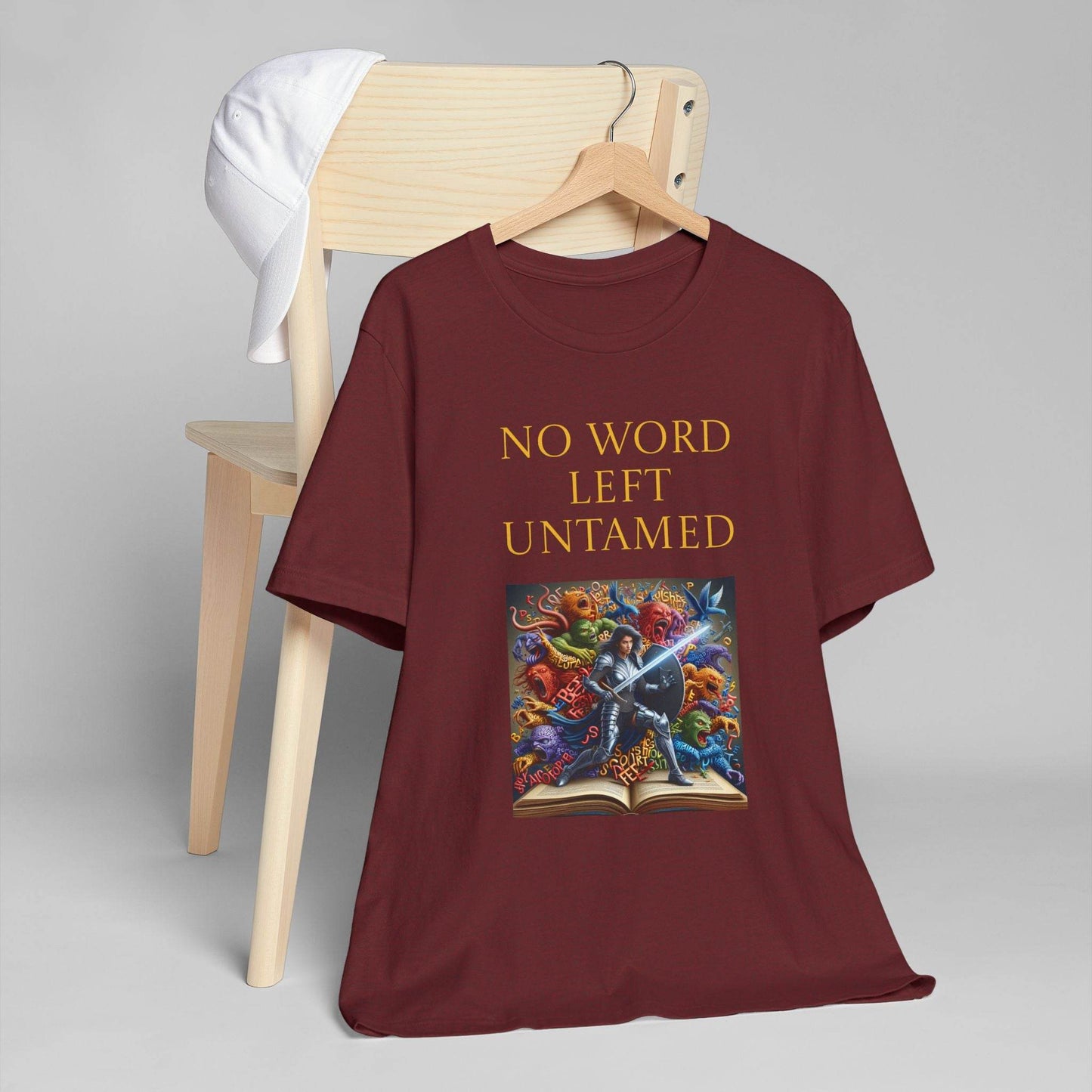 Unisex Jersey T-Shirt - No Word - The Dreamer's Bookshop.
