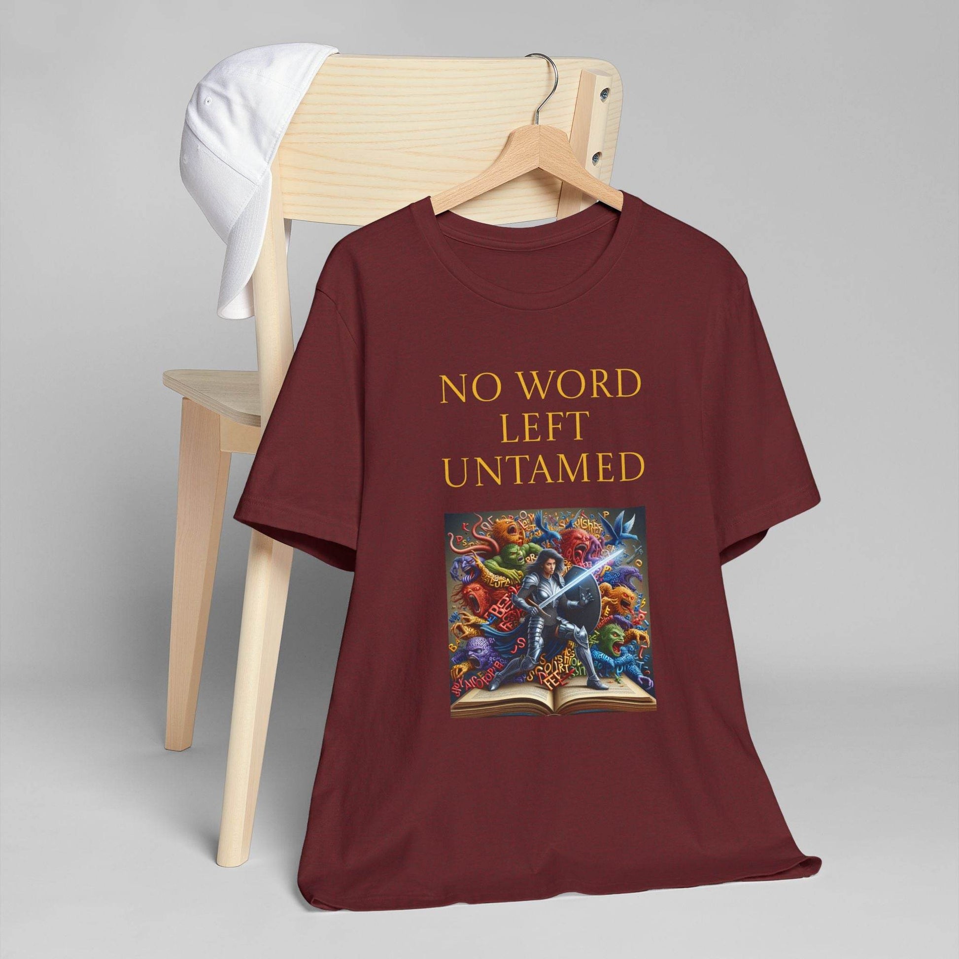 Unisex Jersey T-Shirt - No Word - The Dreamer's Bookshop.