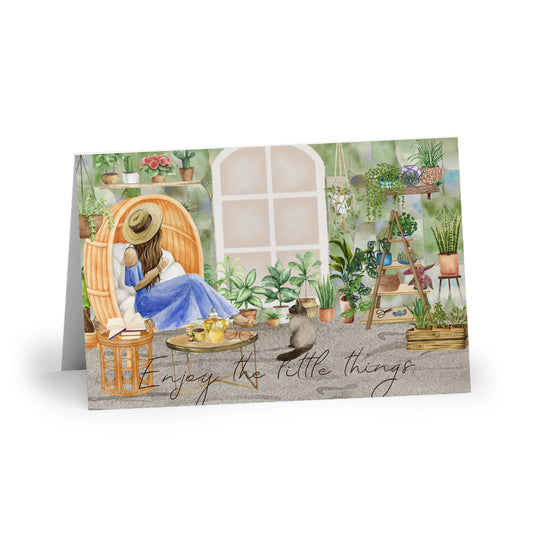The Dreamer's Bookshop "Plant Mom" Enjoy the Little Things Card - The Dreamer's Bookshop.