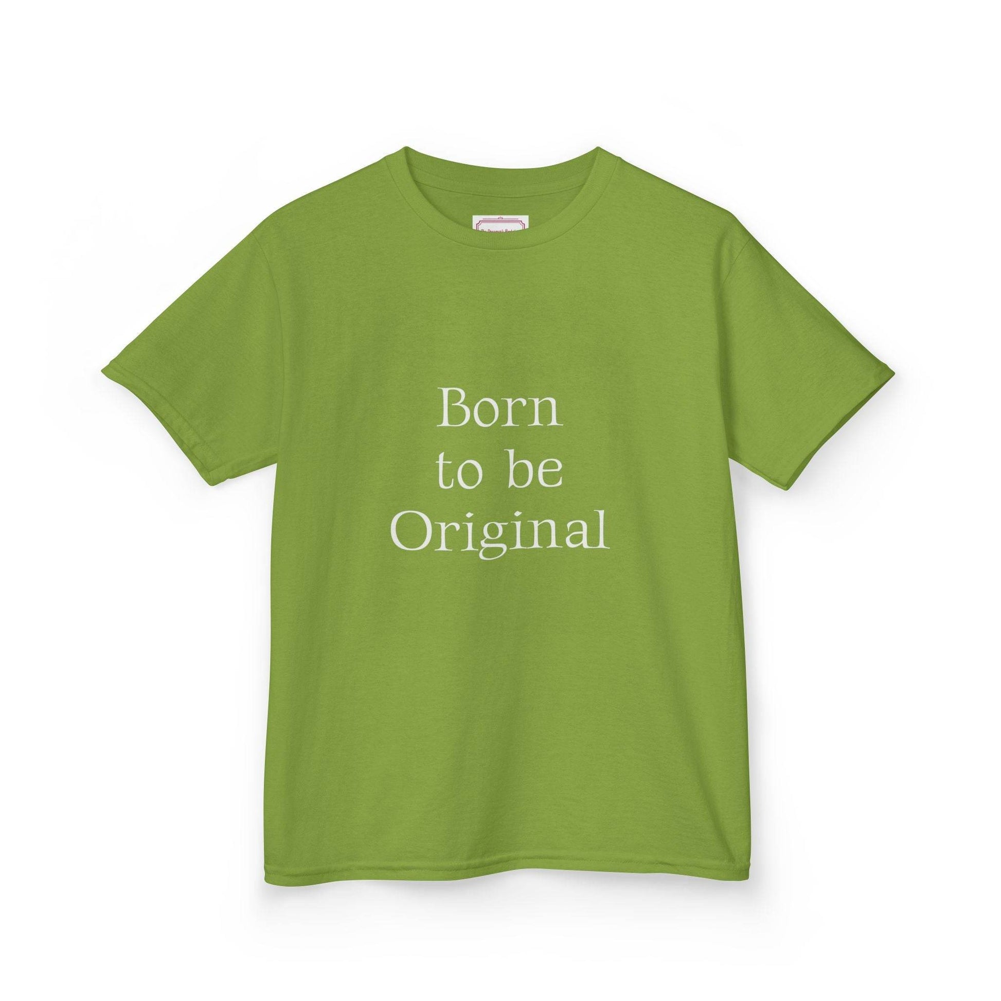 EU - Kids 'Born to be Original' Cotton Tee - Support Young Creators - The Dreamer's Bookshop.
