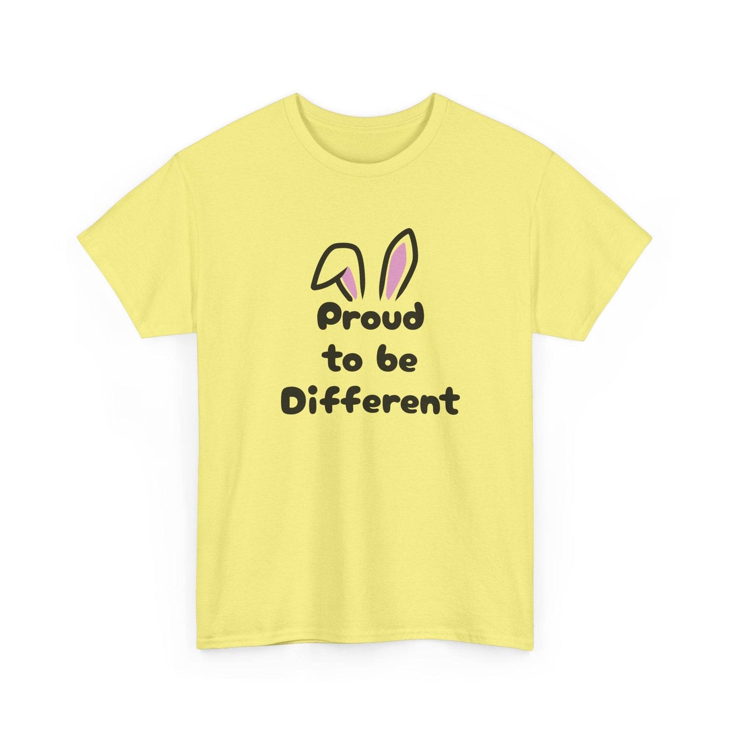Proud to be Different Unisex Heavy Cotton Tee - Celebrate Individuality & Self-Expression - The Dreamer's Bookshop.