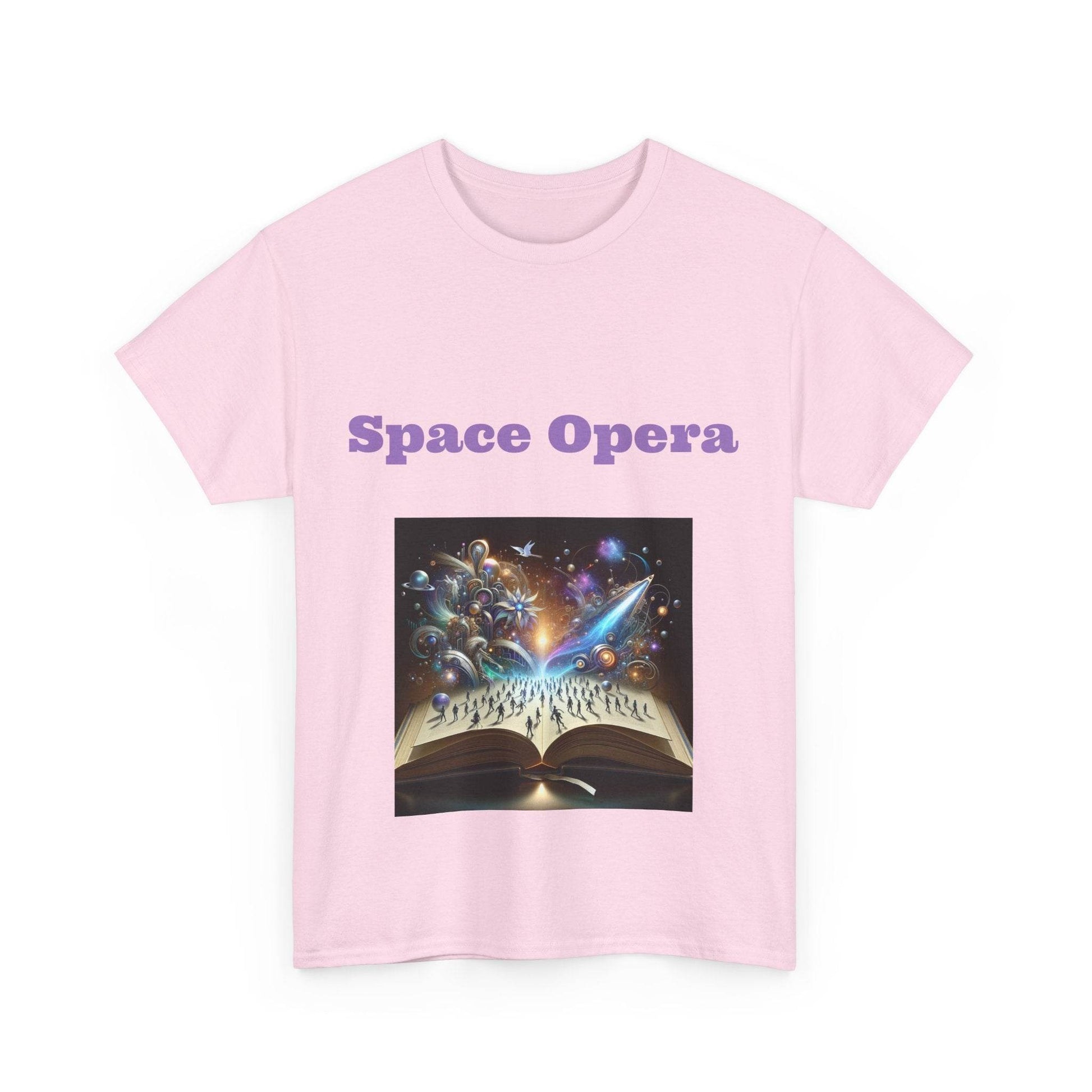 Space Opera - Unisex Heavy Cotton Tee - Sci-Fi Books - The Dreamer's Bookshop.