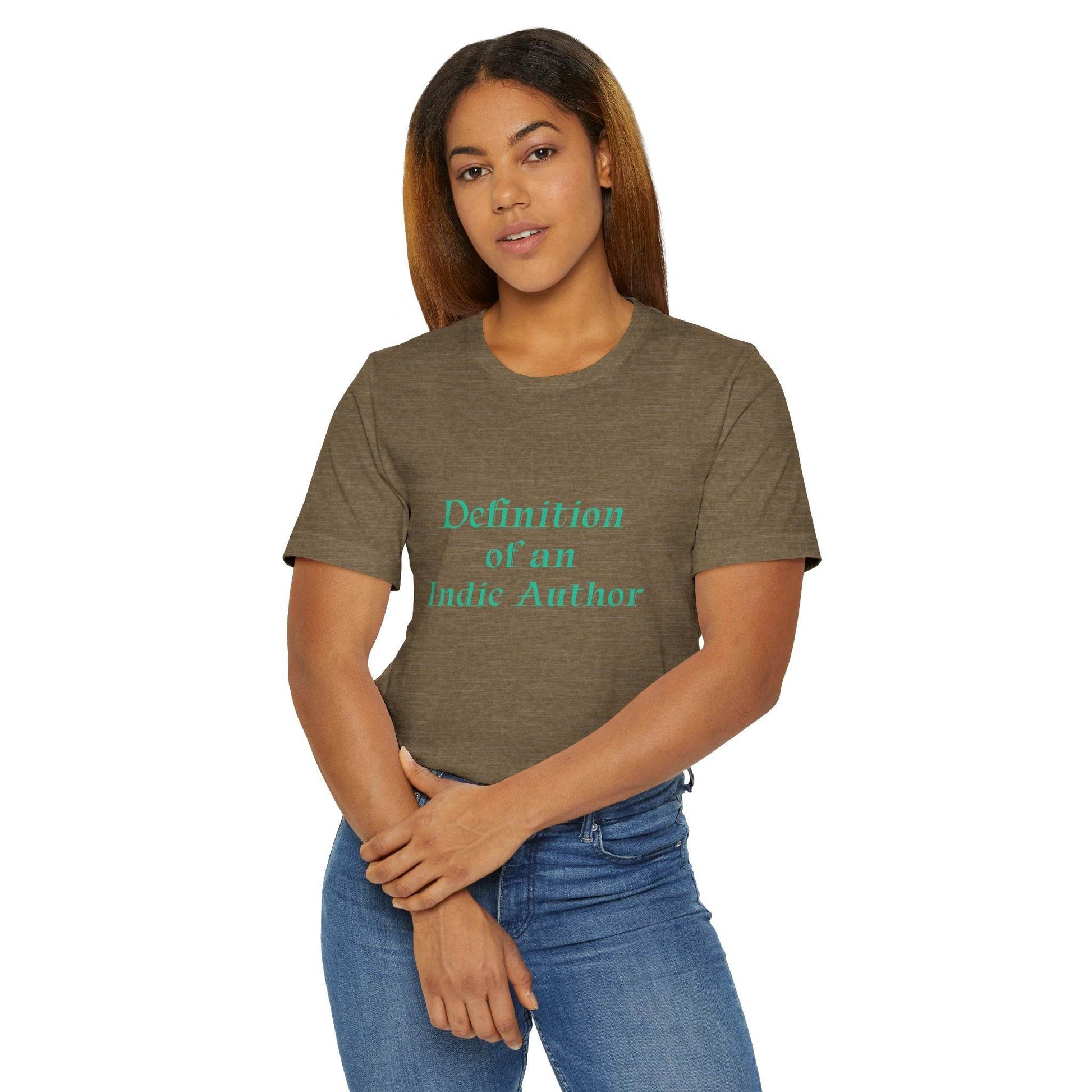 Unisex Jersey T-Shirt - 'Indie Author' Inspirational - The Dreamer's Bookshop.