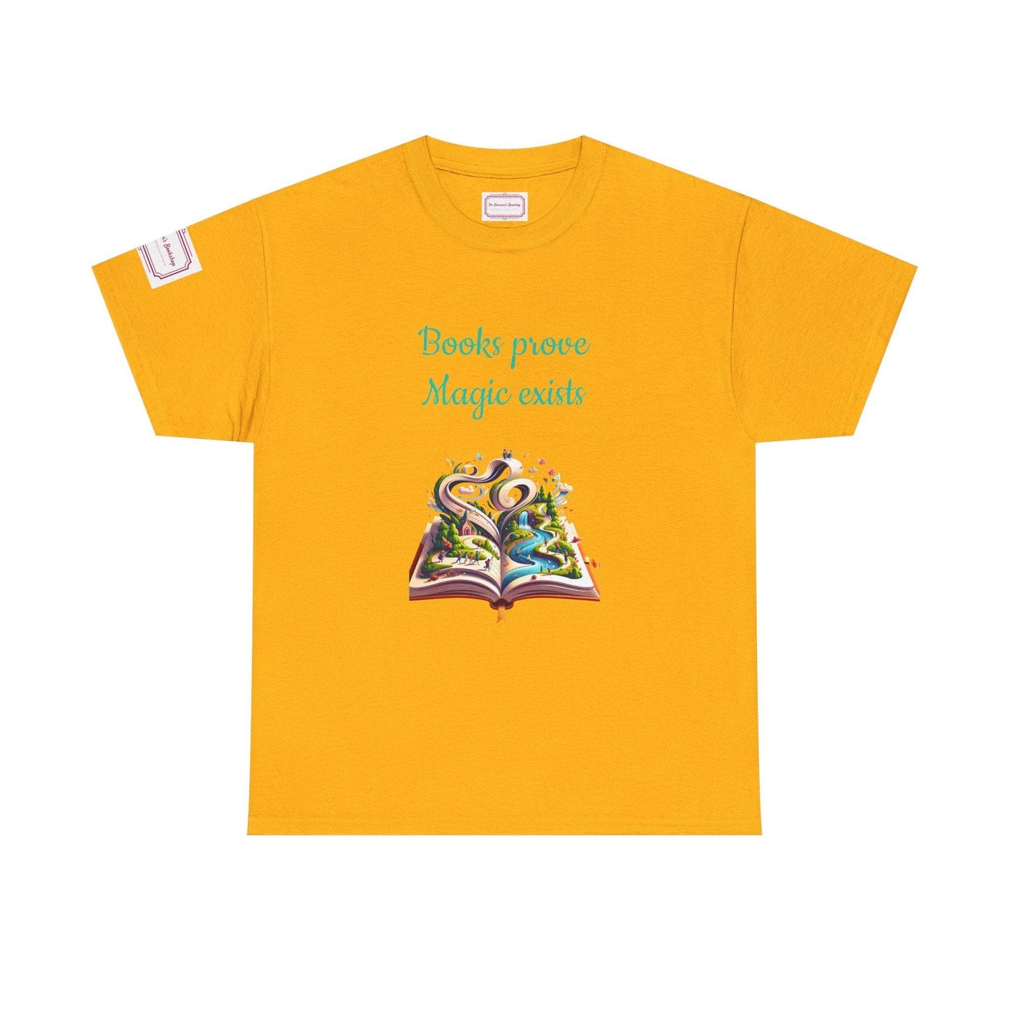 Magic exists - Unisex Heavy Cotton Tee - Perfect for Book Lovers - The Dreamer's Bookshop.