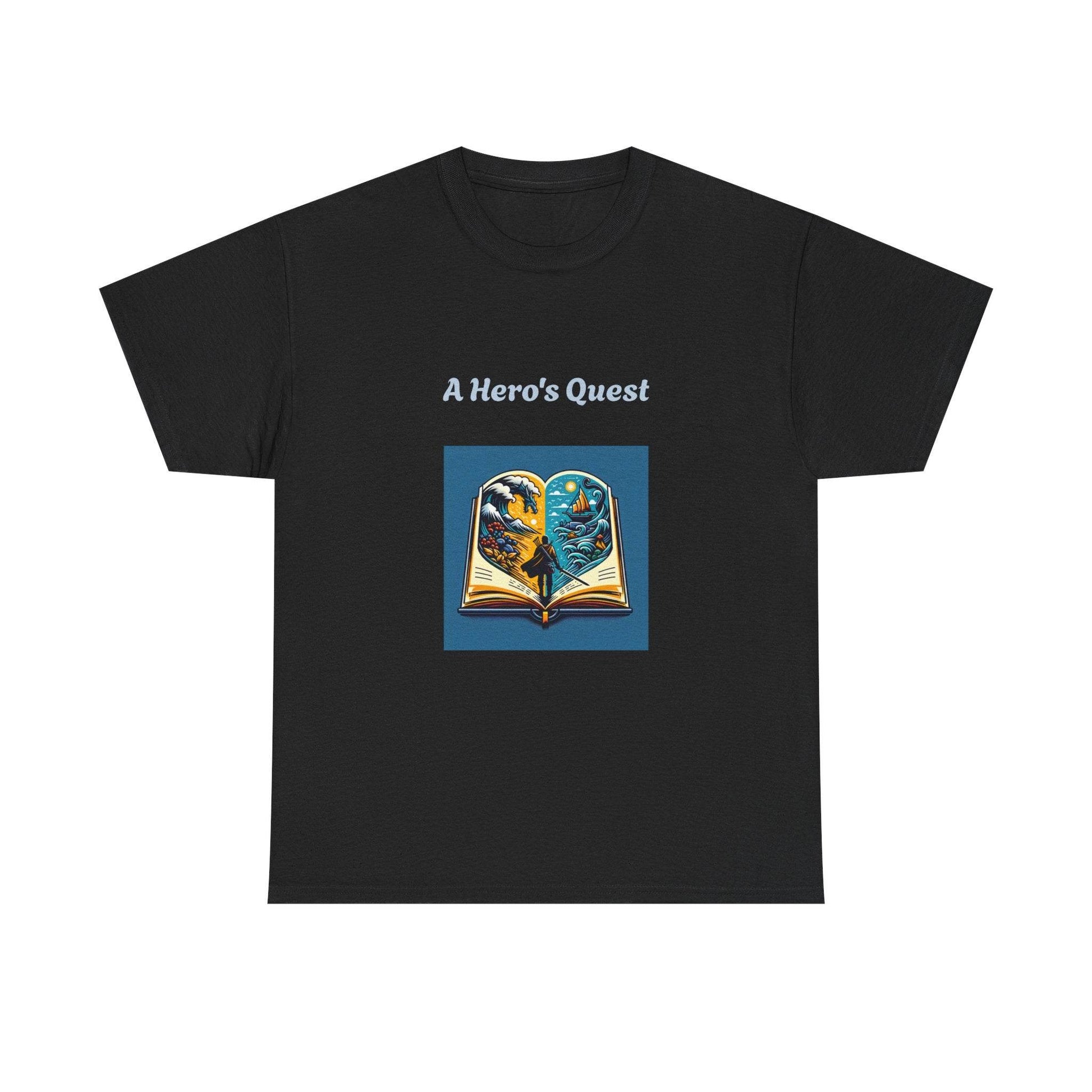 Adventure - Graphic Tee - Unisex Heavy Cotton T-Shirt - Hero's Quest - The Dreamer's Bookshop.