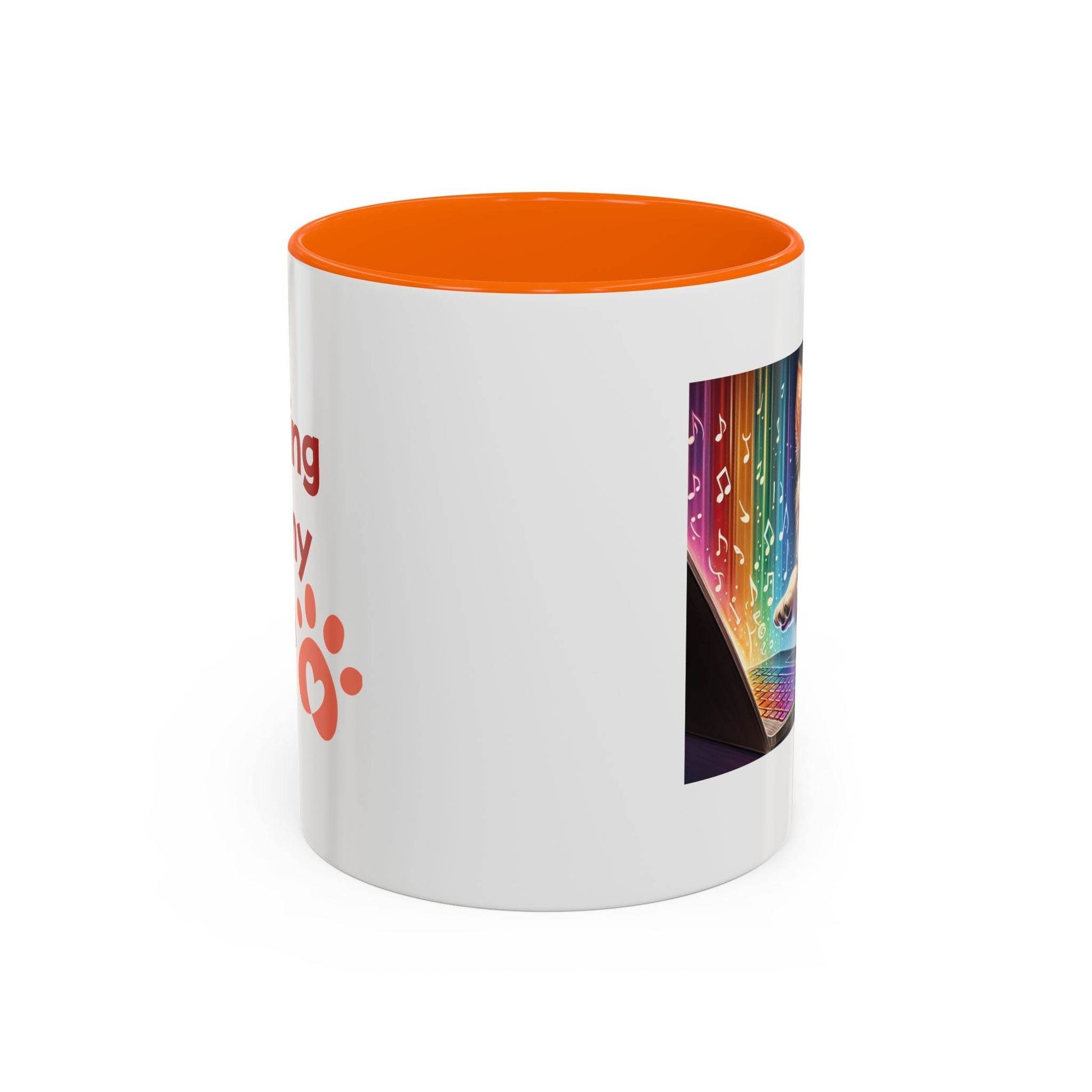 Playful Dog Writer Coffee Mug - Cute Gift for Book Lovers - The Dreamer's Bookshop.