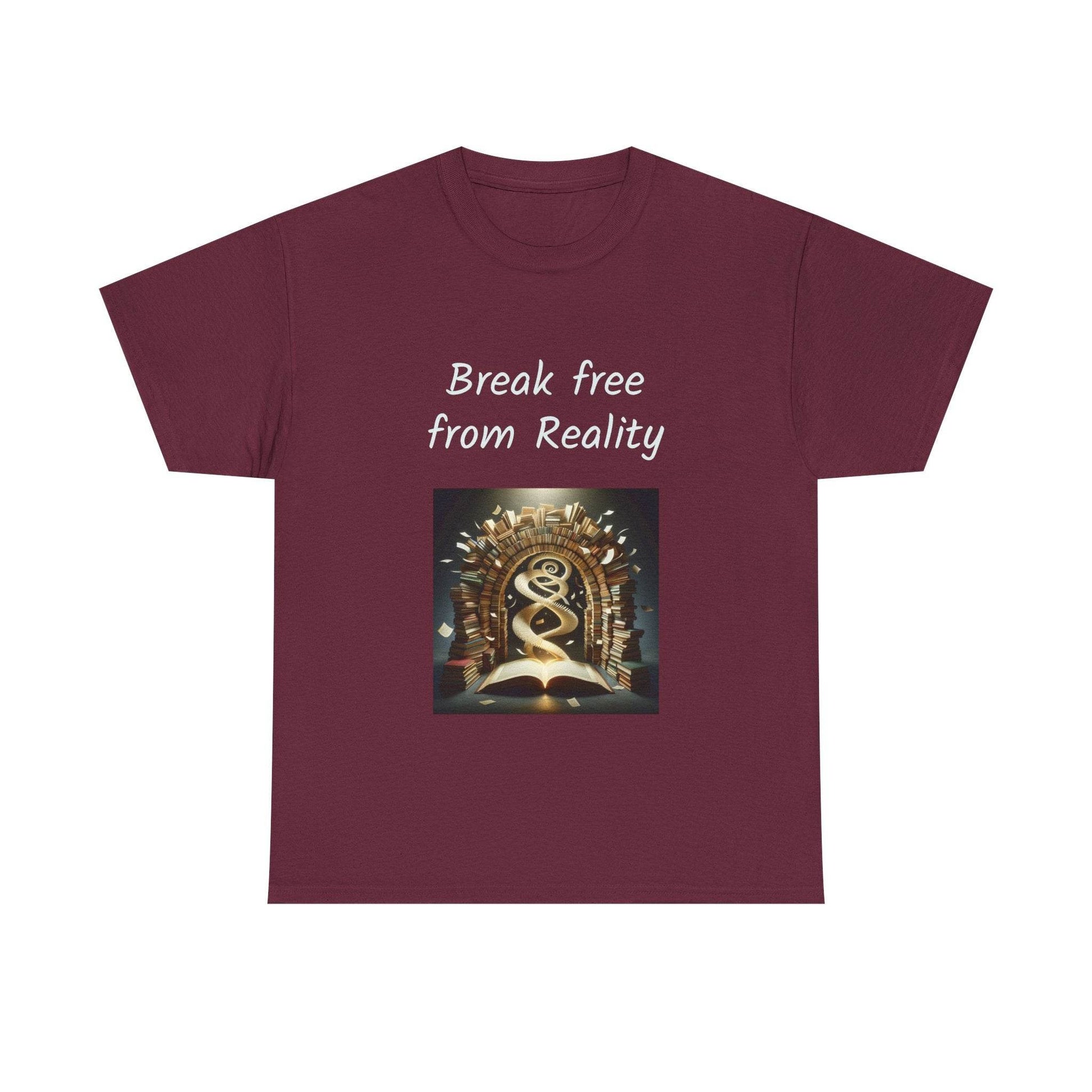 Break Free - Unisex Heavy Cotton Tee - Book Lovers - The Dreamer's Bookshop.
