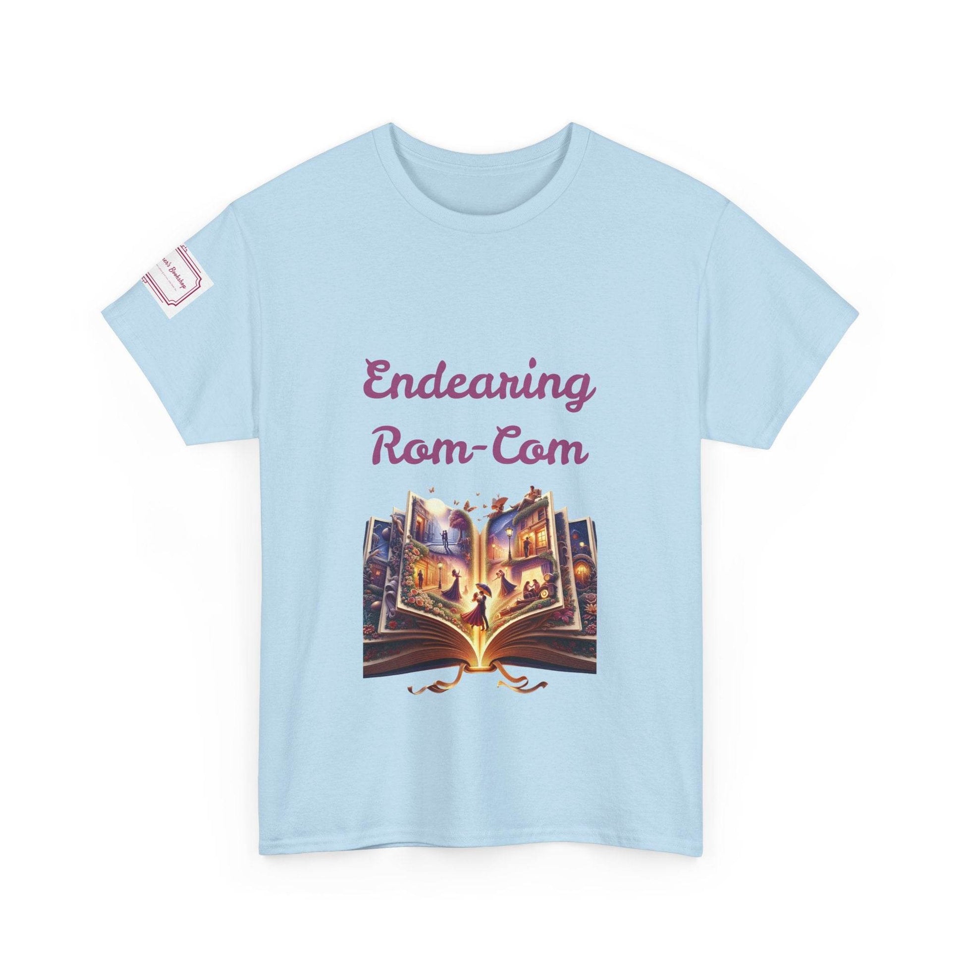 Endearing - Graphic Unisex Heavy Cotton Tee - Rom-Com Books - The Dreamer's Bookshop.