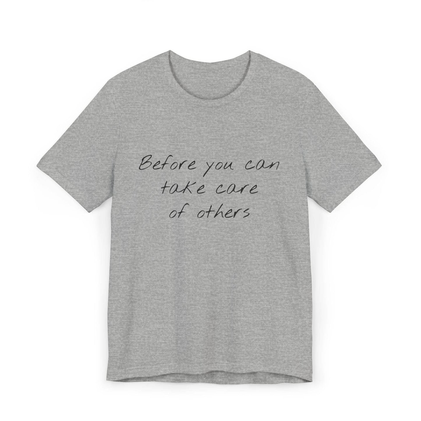Unisex Jersey T-Shirt - 'Take Care' Inspirational - The Dreamer's Bookshop.