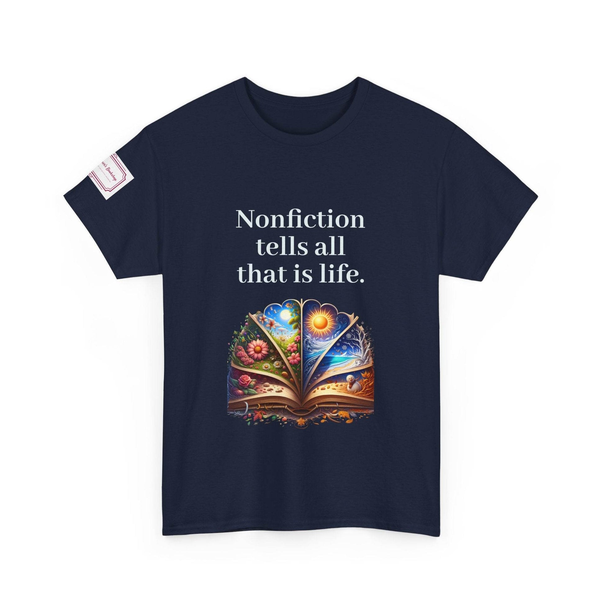 All that is Life - Graphic Unisex Heavy Cotton Tee - Nonfiction Books - The Dreamer's Bookshop.