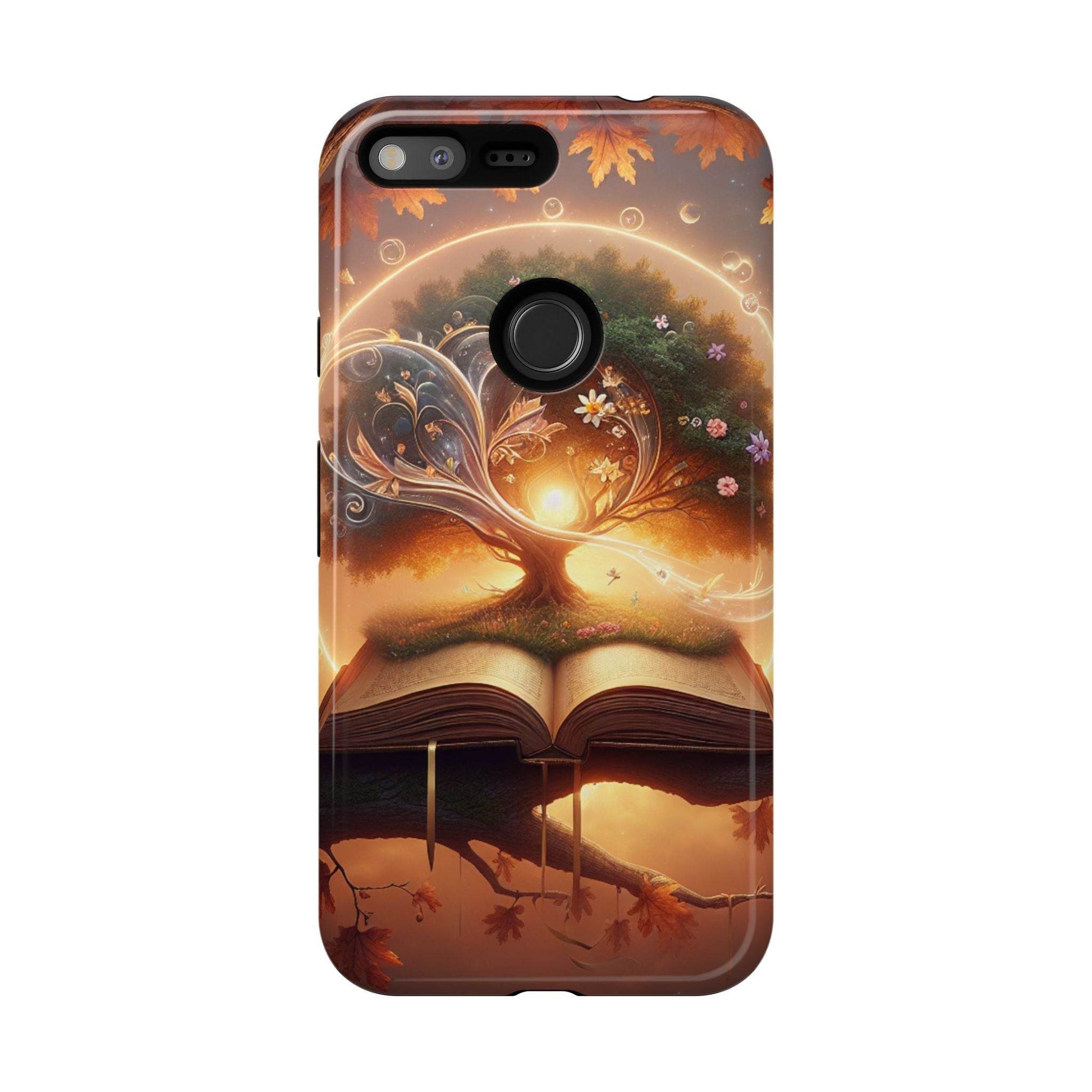 Google & Samsung - Artistic Phone Case with BookishTree Design - Tough Cases - The Dreamer's Bookshop.