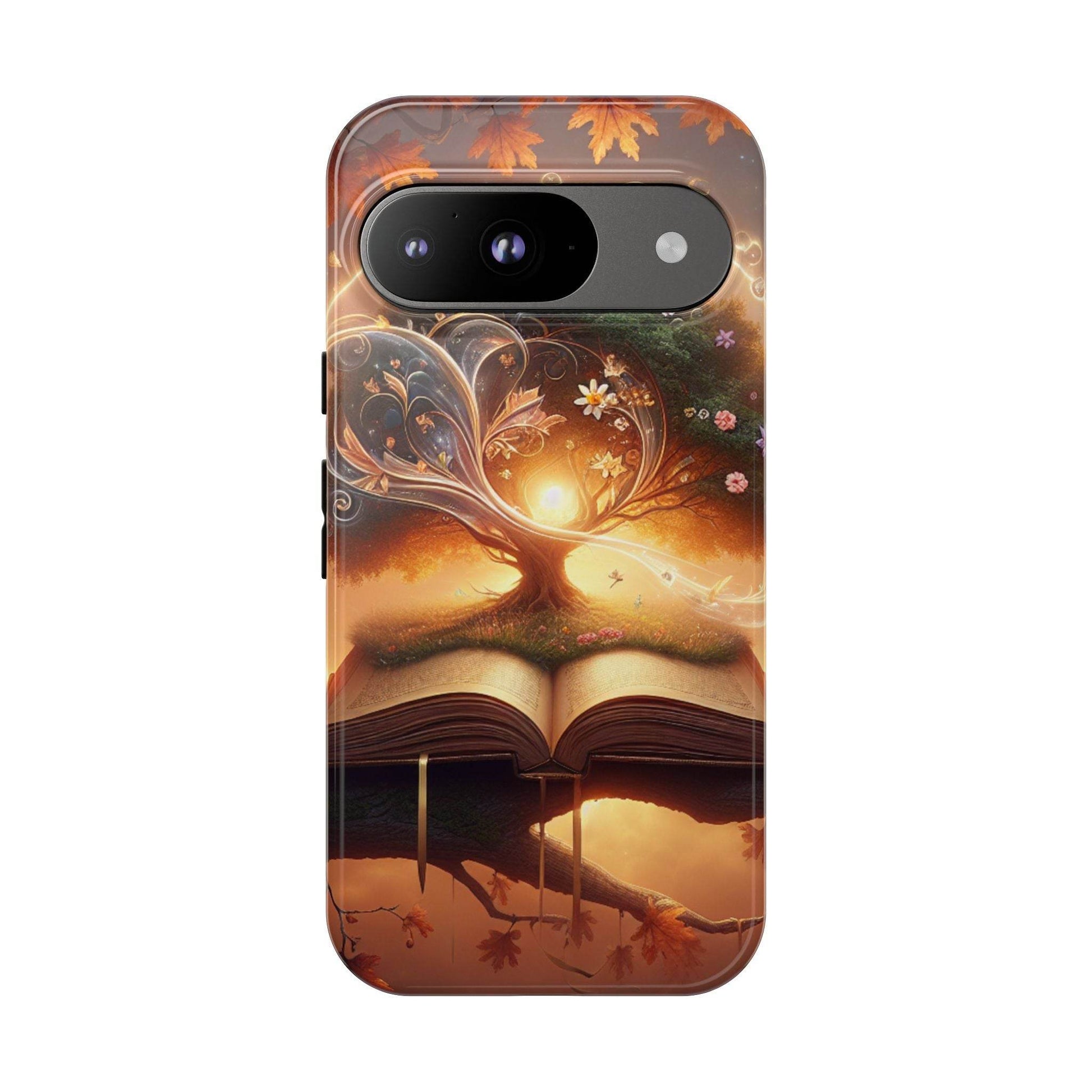 Google & Samsung - Artistic Phone Case with BookishTree Design - Tough Cases - The Dreamer's Bookshop.