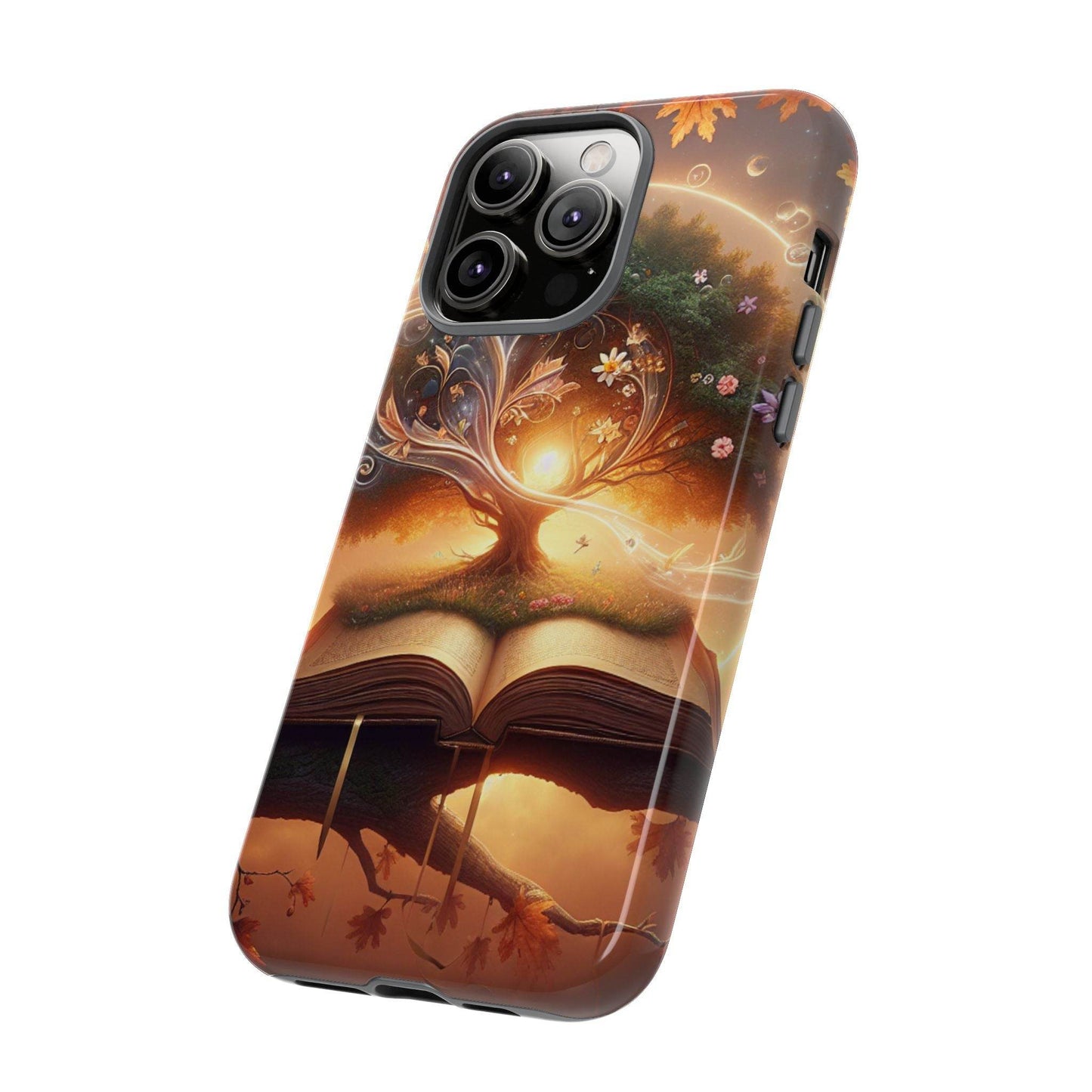 Nature-Inspired iPhone & Samsung Phone Case with Tree of Life Design - The Dreamer's Bookshop.