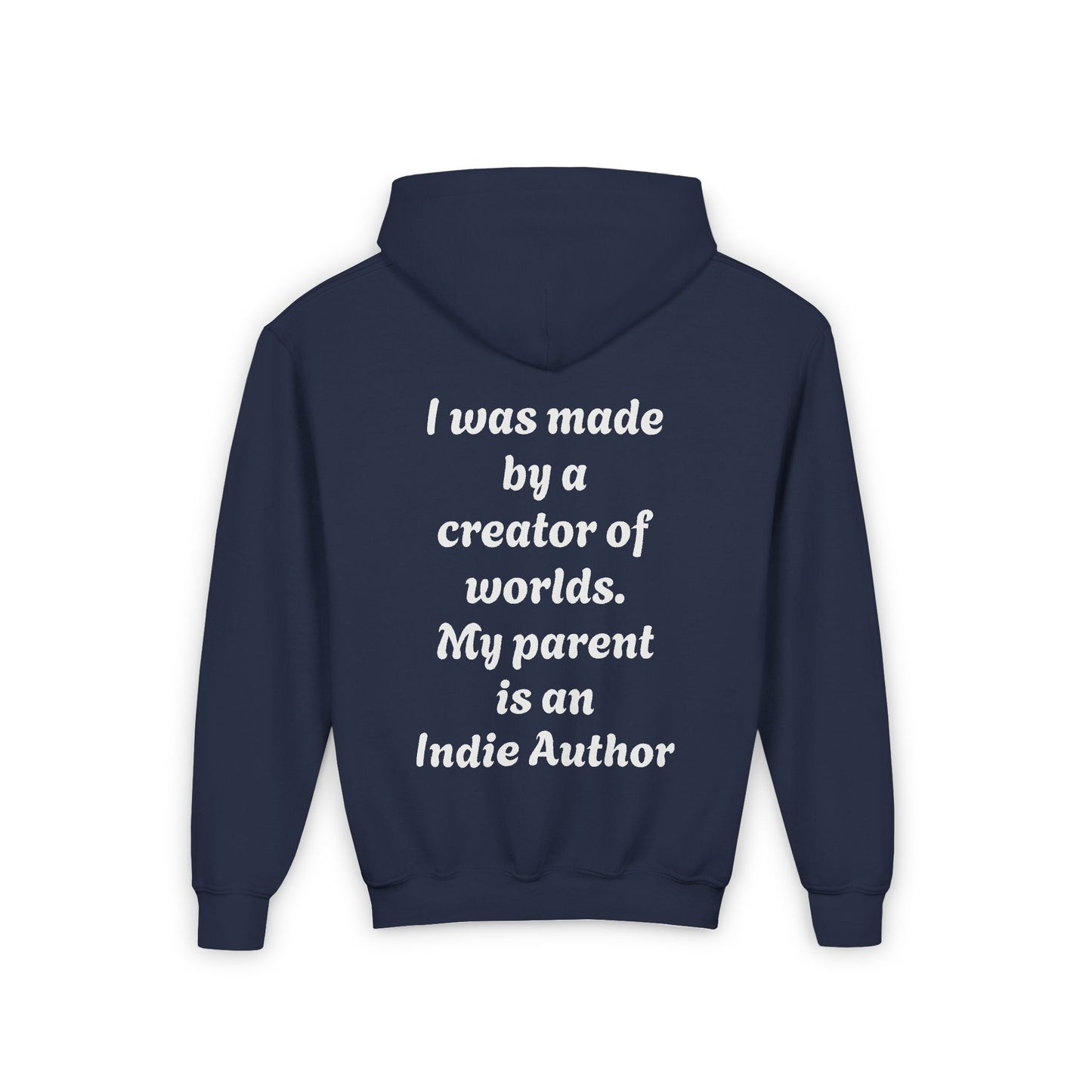 US (Ww) - Youth Heavy Blend Hooded Sweatshirt - "Born to be Original" & "Created by a Creator of Worlds" - The Dreamer's Bookshop.