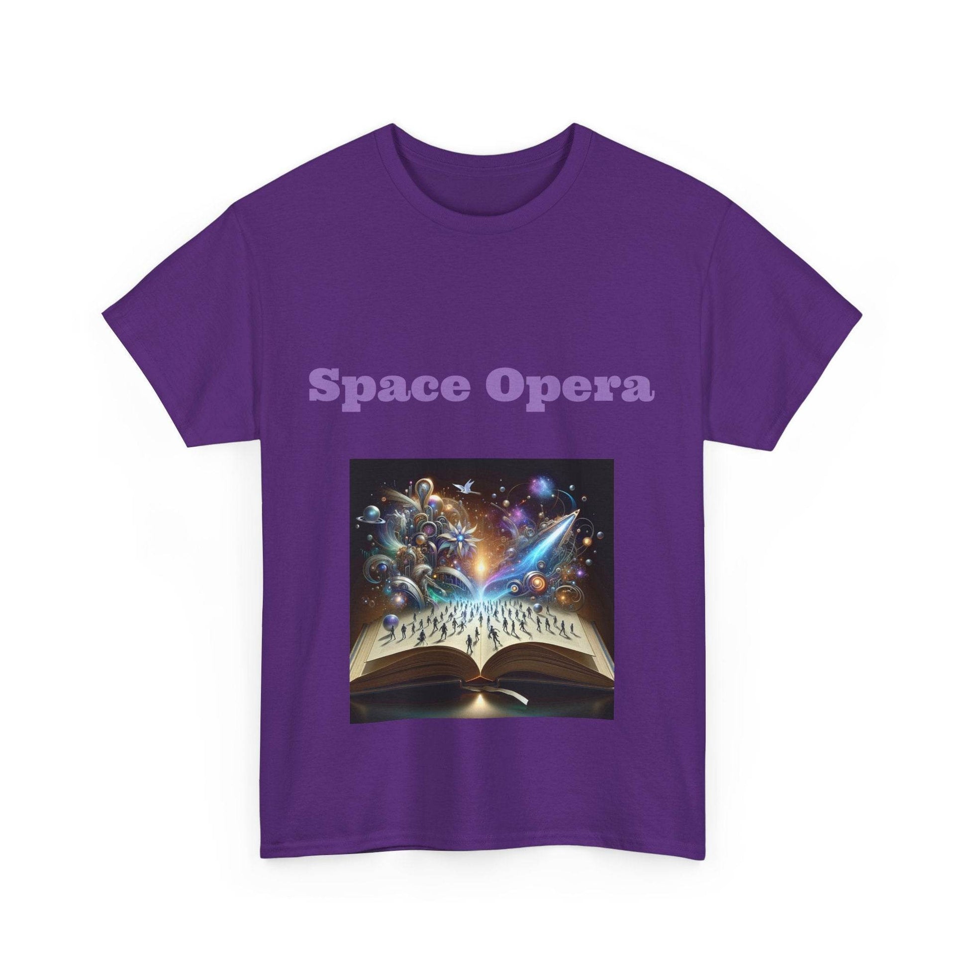 Space Opera - Unisex Heavy Cotton Tee - Sci-Fi Books - The Dreamer's Bookshop.