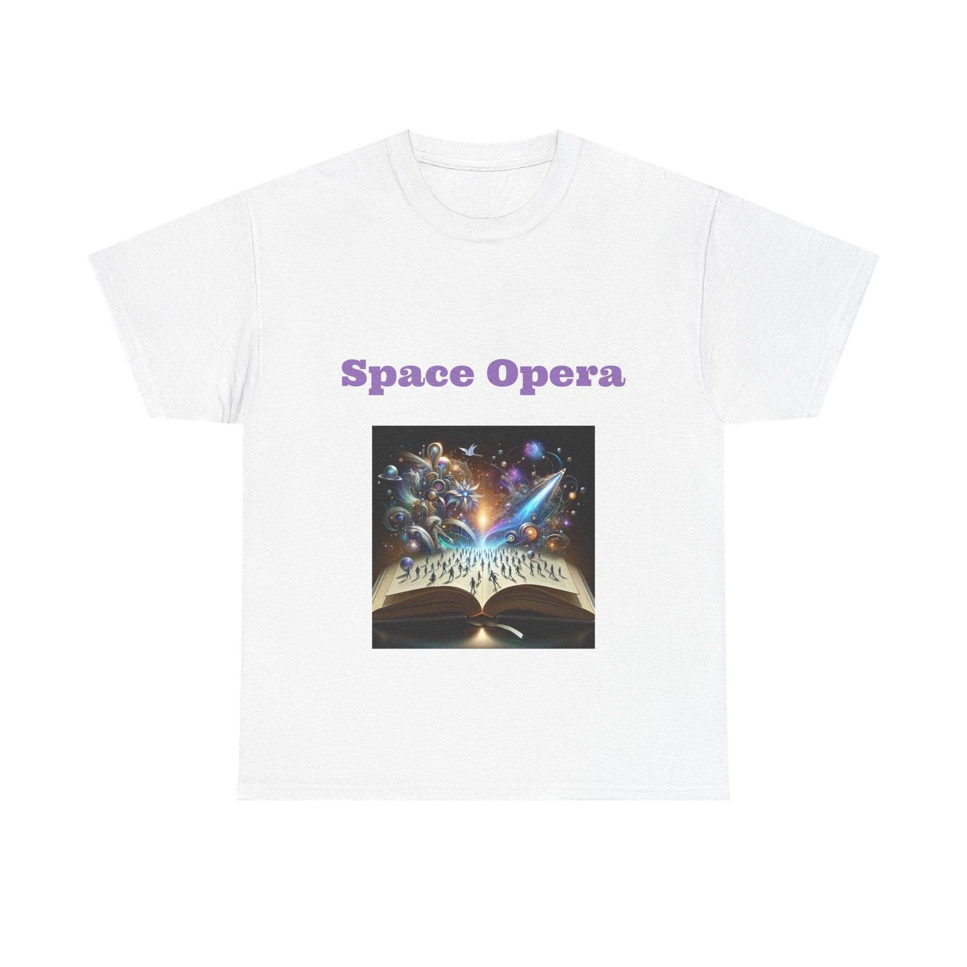 Space Opera - Unisex Heavy Cotton Tee - Sci-Fi Books - The Dreamer's Bookshop.