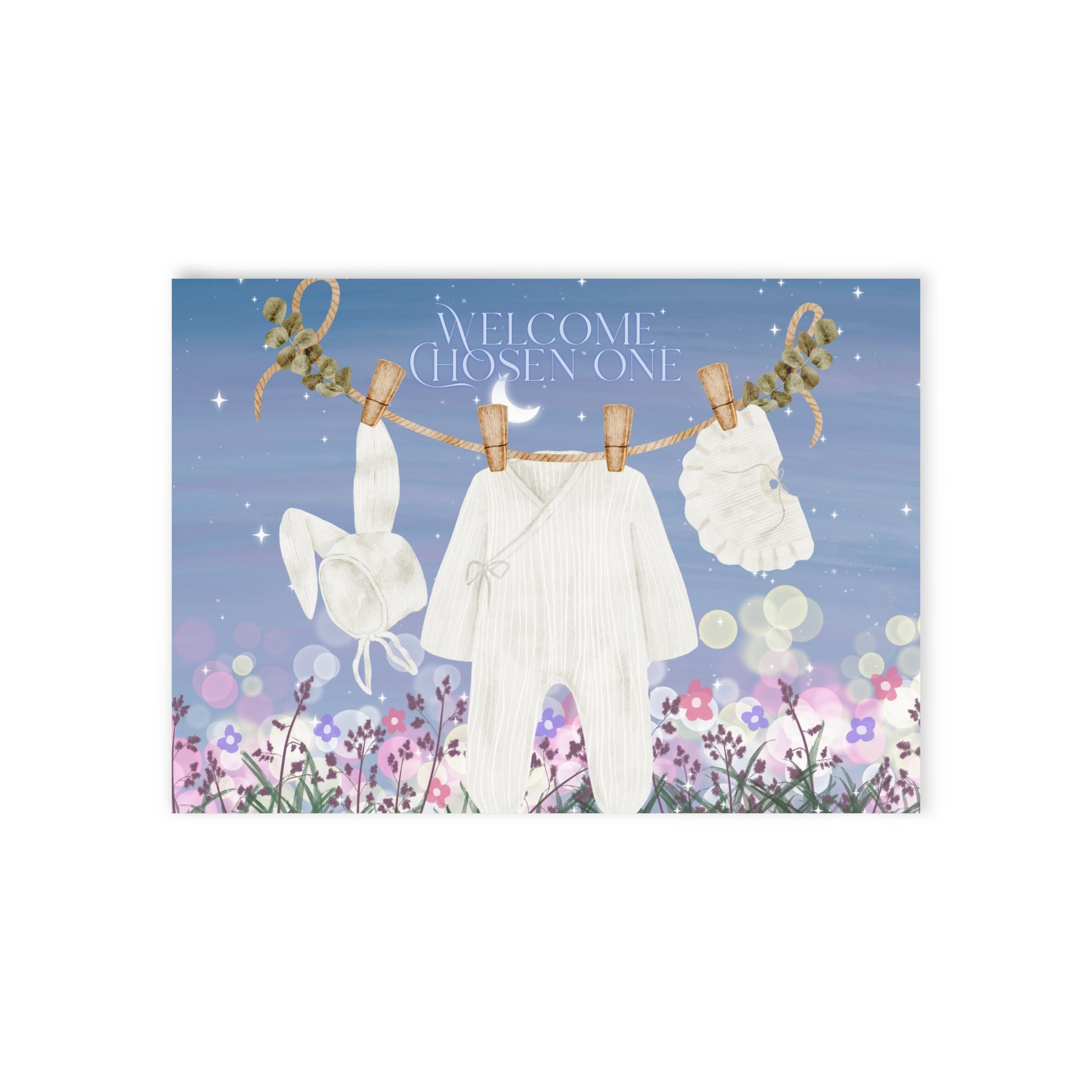 The Dreamer's Bookshop Cute "Chosen One" Baby Card - The Dreamer's Bookshop.
