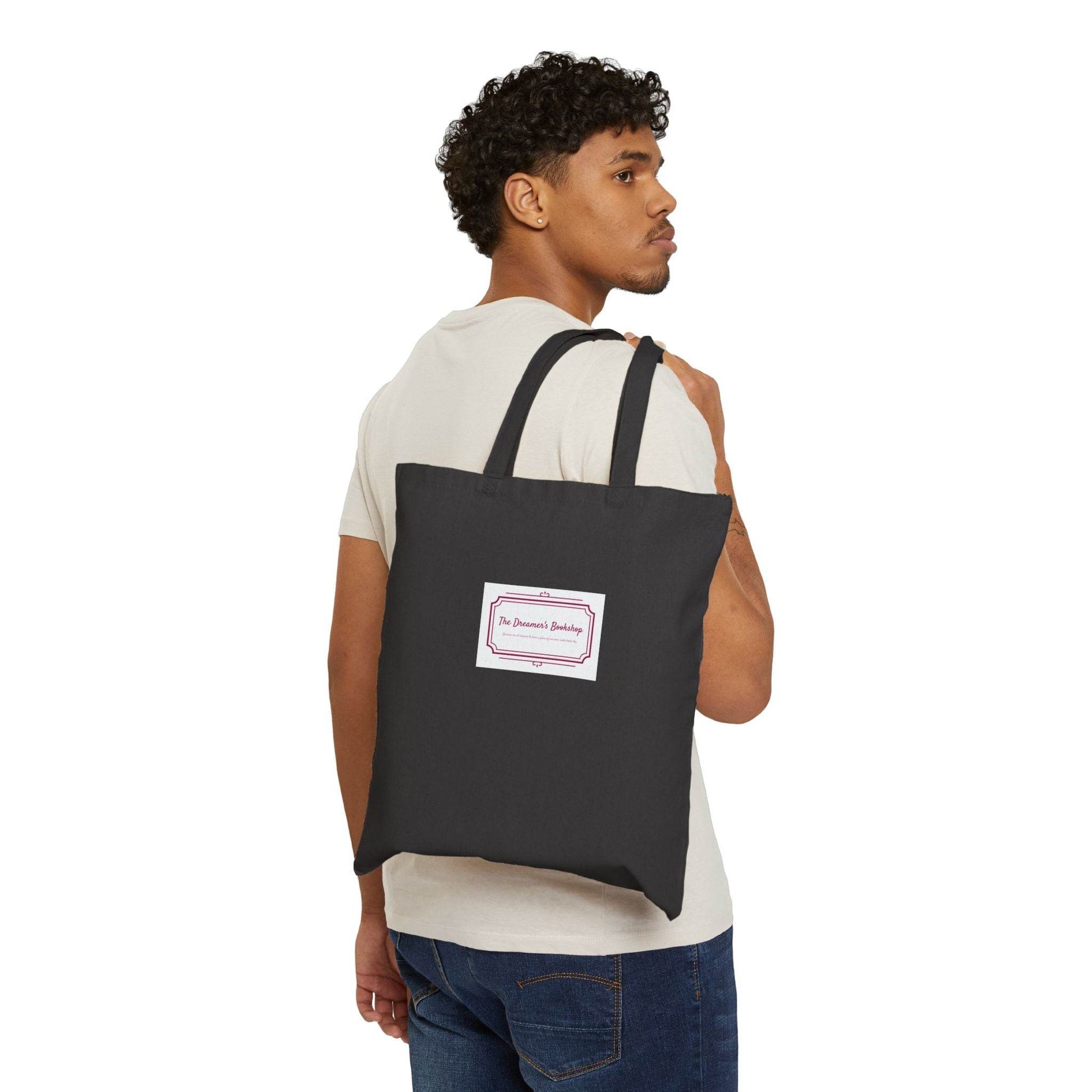 Inspirational Cotton Canvas Tote Bag - Perfect for Writers & Dreamers - The Dreamer's Bookshop.