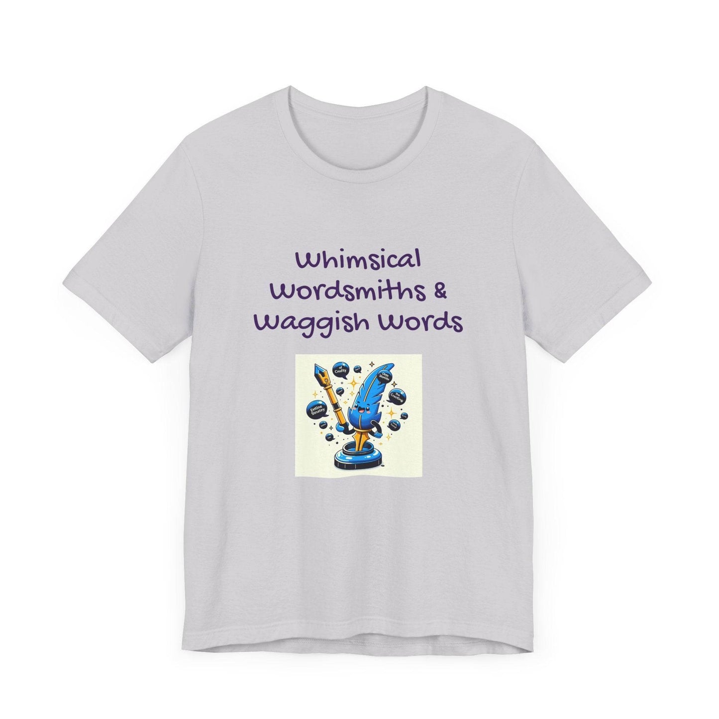 Whimsical Wordsmith Unisex Jersey Tee - Fun Graphic for Writers & Word Lovers - The Dreamer's Bookshop.