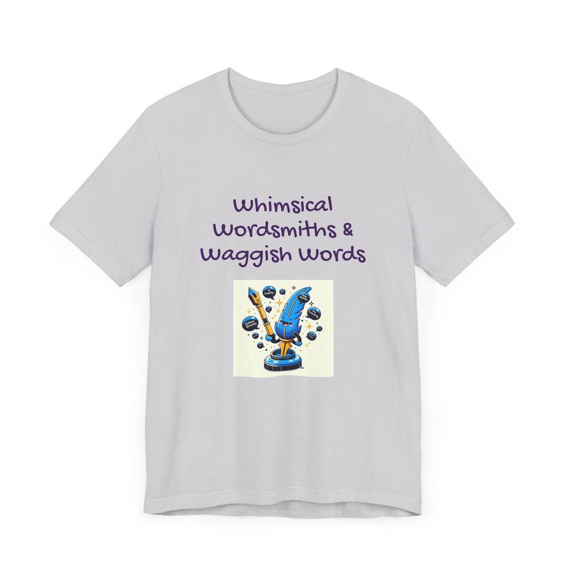 Whimsical Wordsmith Unisex Jersey Tee - Fun Graphic for Writers & Word Lovers - The Dreamer's Bookshop.