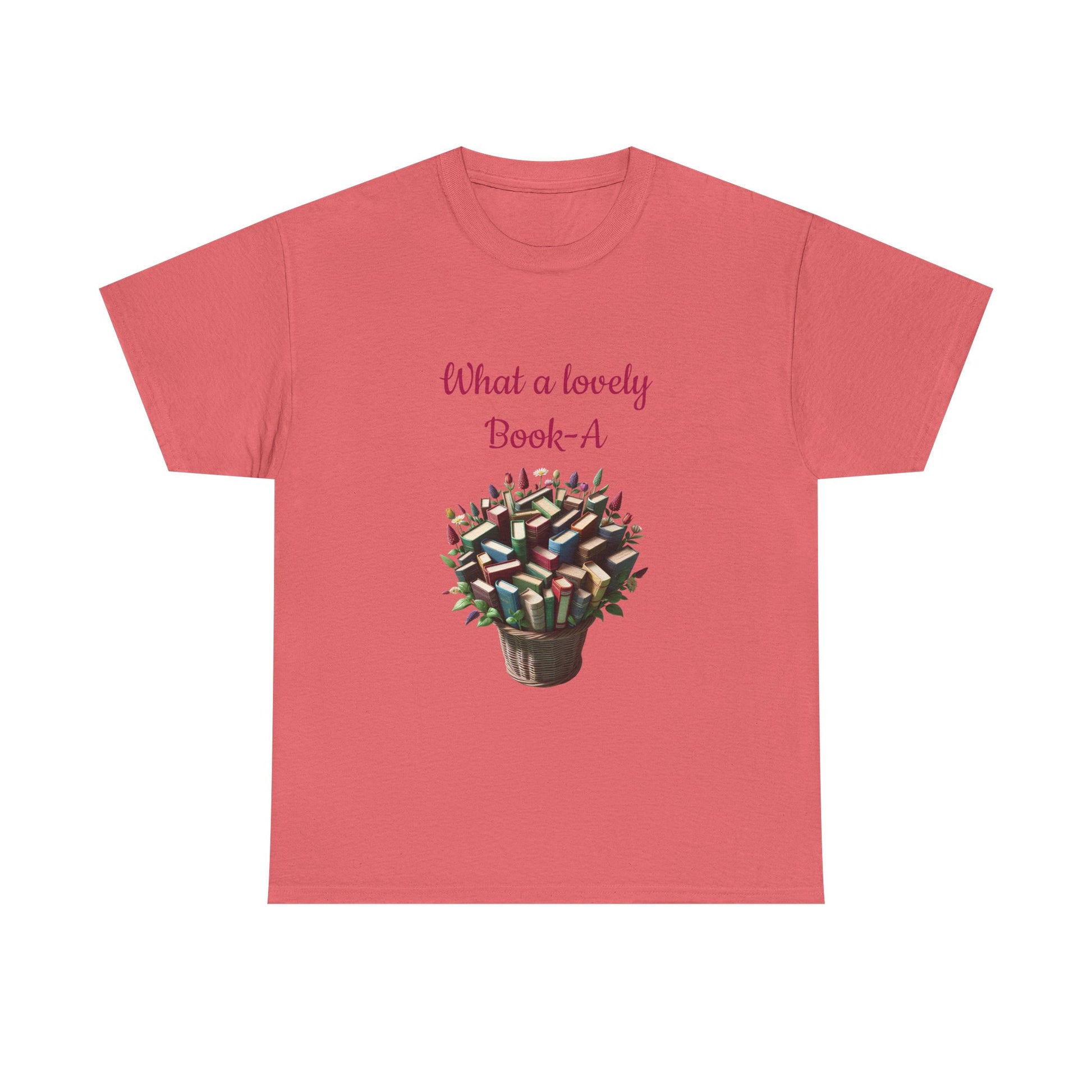 Book Lover's Unisex Heavy Cotton Tee - "What a Lovely Book-A" - The Dreamer's Bookshop.