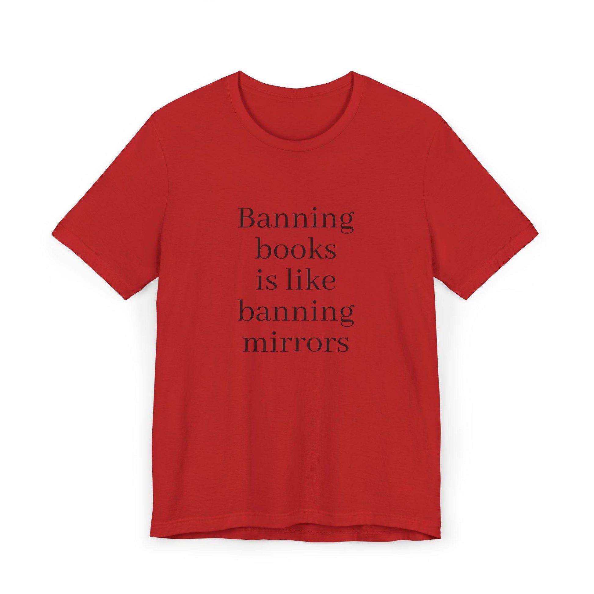 Unisex Jersey T-Shirt - Banning Books Vibe - The Dreamer's Bookshop.