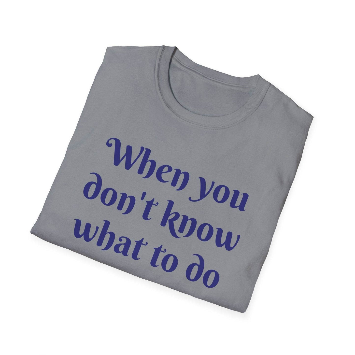 Unisex Softstyle T-Shirt - 'Just Breathe' - The Dreamer's Bookshop.