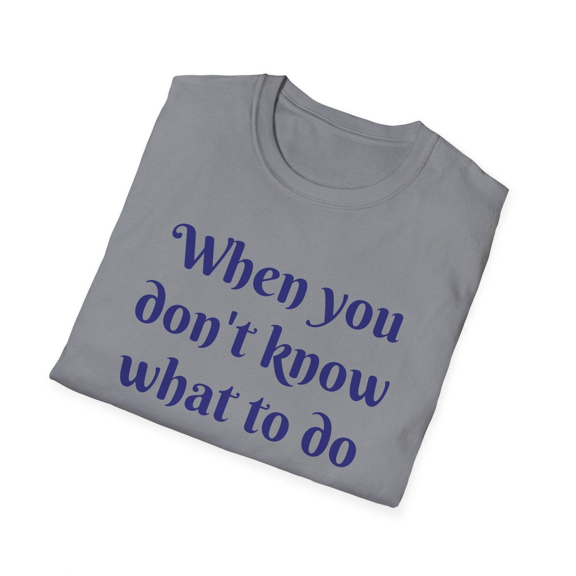 Unisex Softstyle T-Shirt - 'Just Breathe' - The Dreamer's Bookshop.
